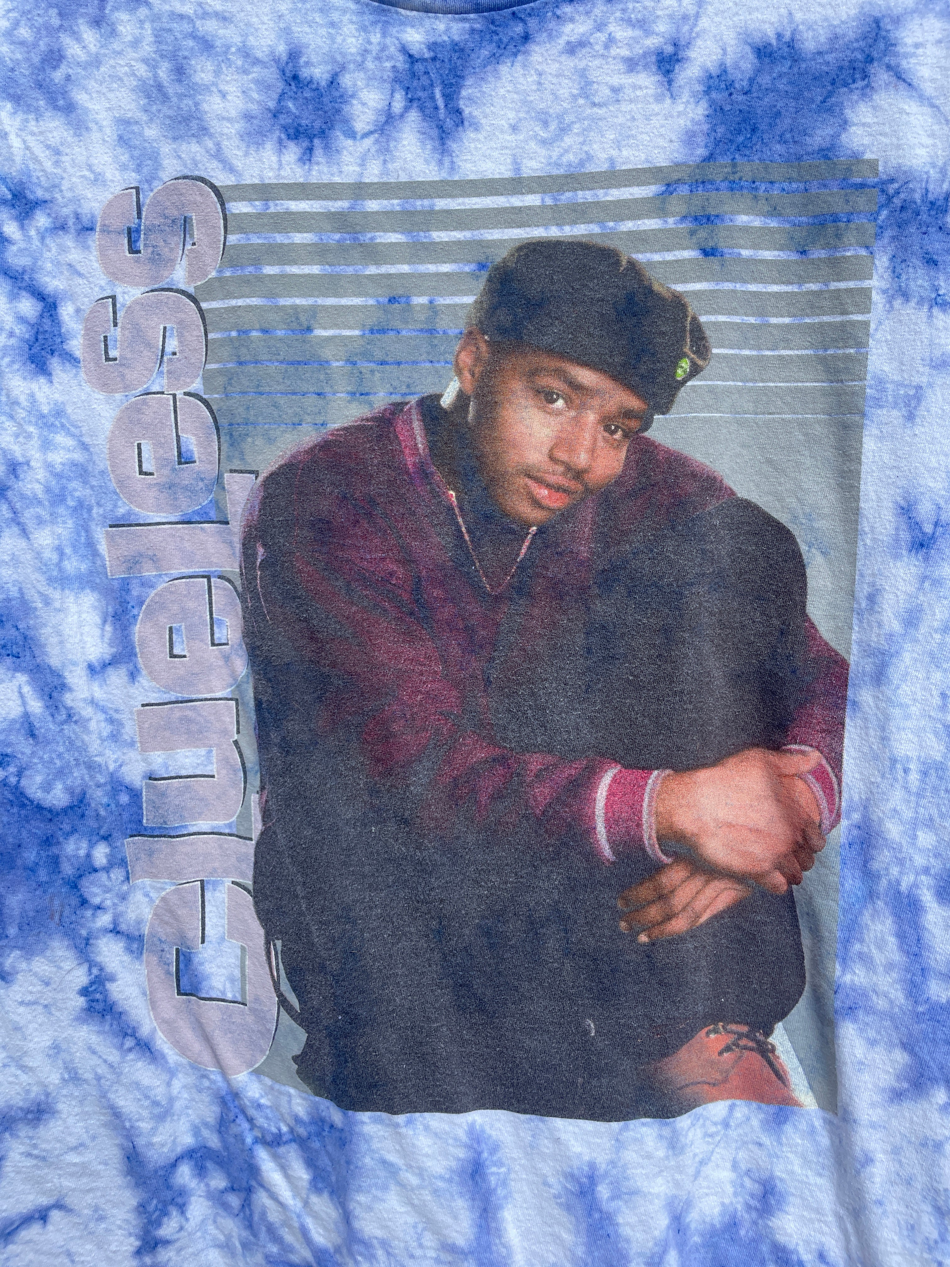 Clueless Murray (Donald Faison) Pastel Purple Tie Dye Short Sleeve T-Shirt (Men's Medium)