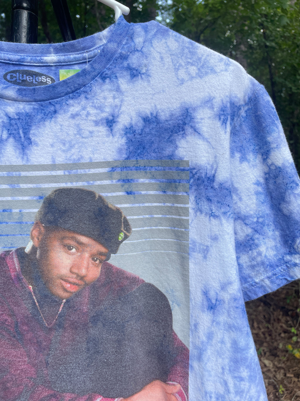 Clueless Murray (Donald Faison) Pastel Purple Tie Dye Short Sleeve T-Shirt (Men's Medium)