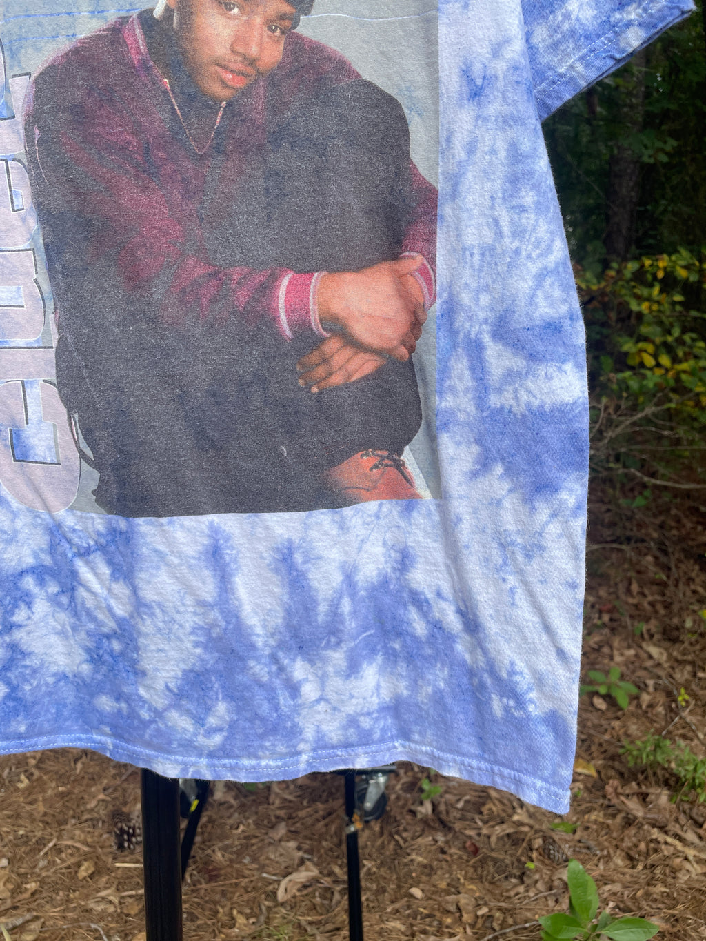 Clueless Murray (Donald Faison) Pastel Purple Tie Dye Short Sleeve T-Shirt (Men's Medium)