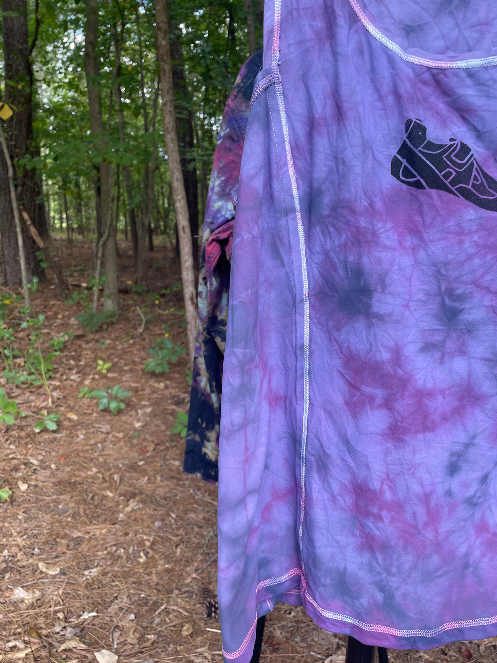 Women's Medium Climbing Shoe Tie Dye Tank Top