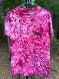 Men's Medium Climbing Shoe Tie Dye Short Sleeve T-Shirt