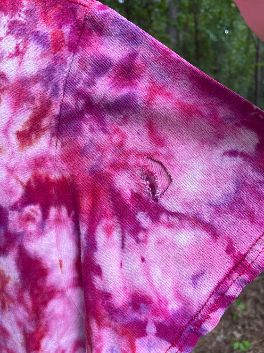 Men's Medium Climbing Shoe Tie Dye Short Sleeve T-Shirt