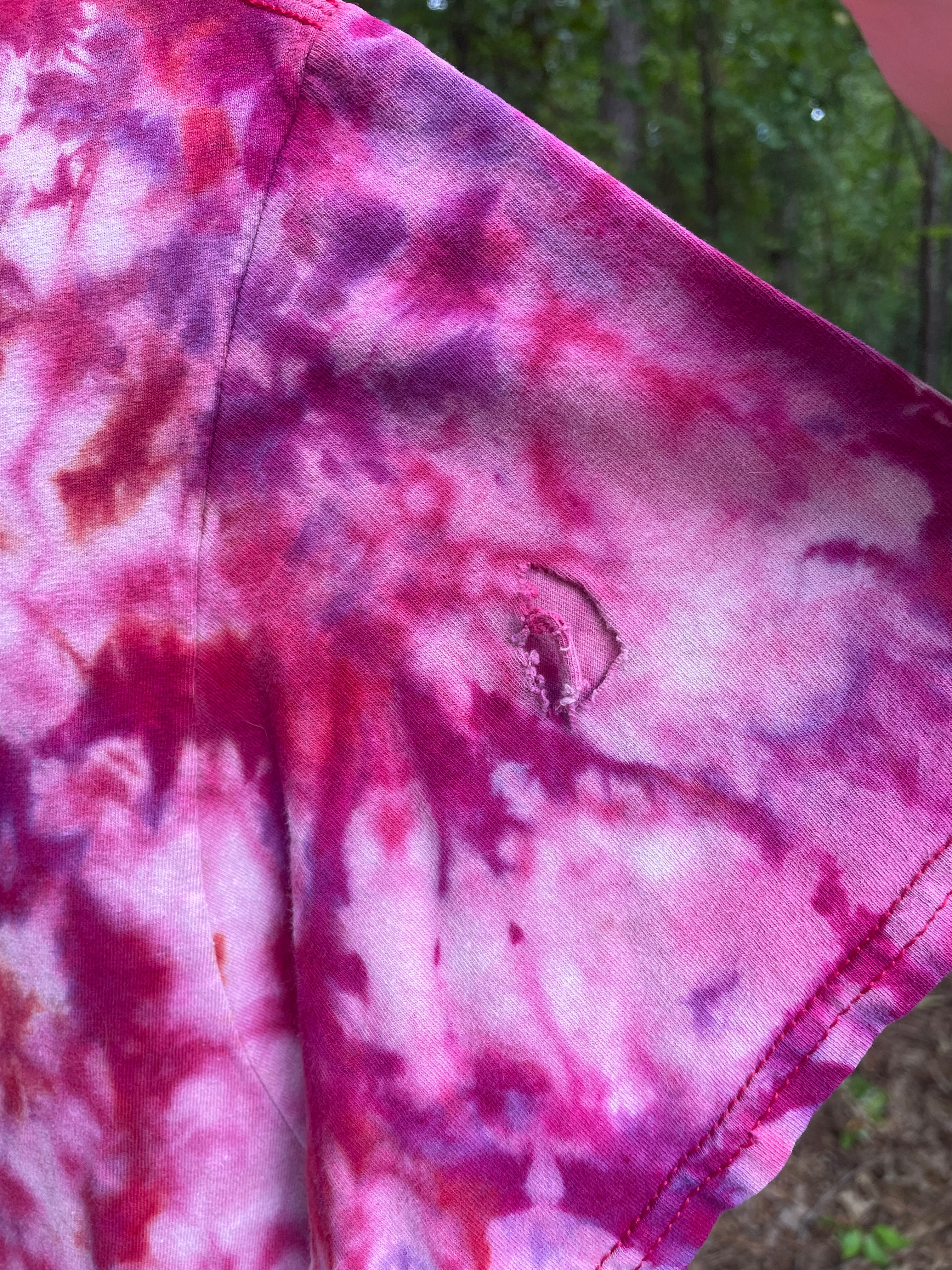 Men's Medium Climbing Shoe Tie Dye Short Sleeve T-Shirt