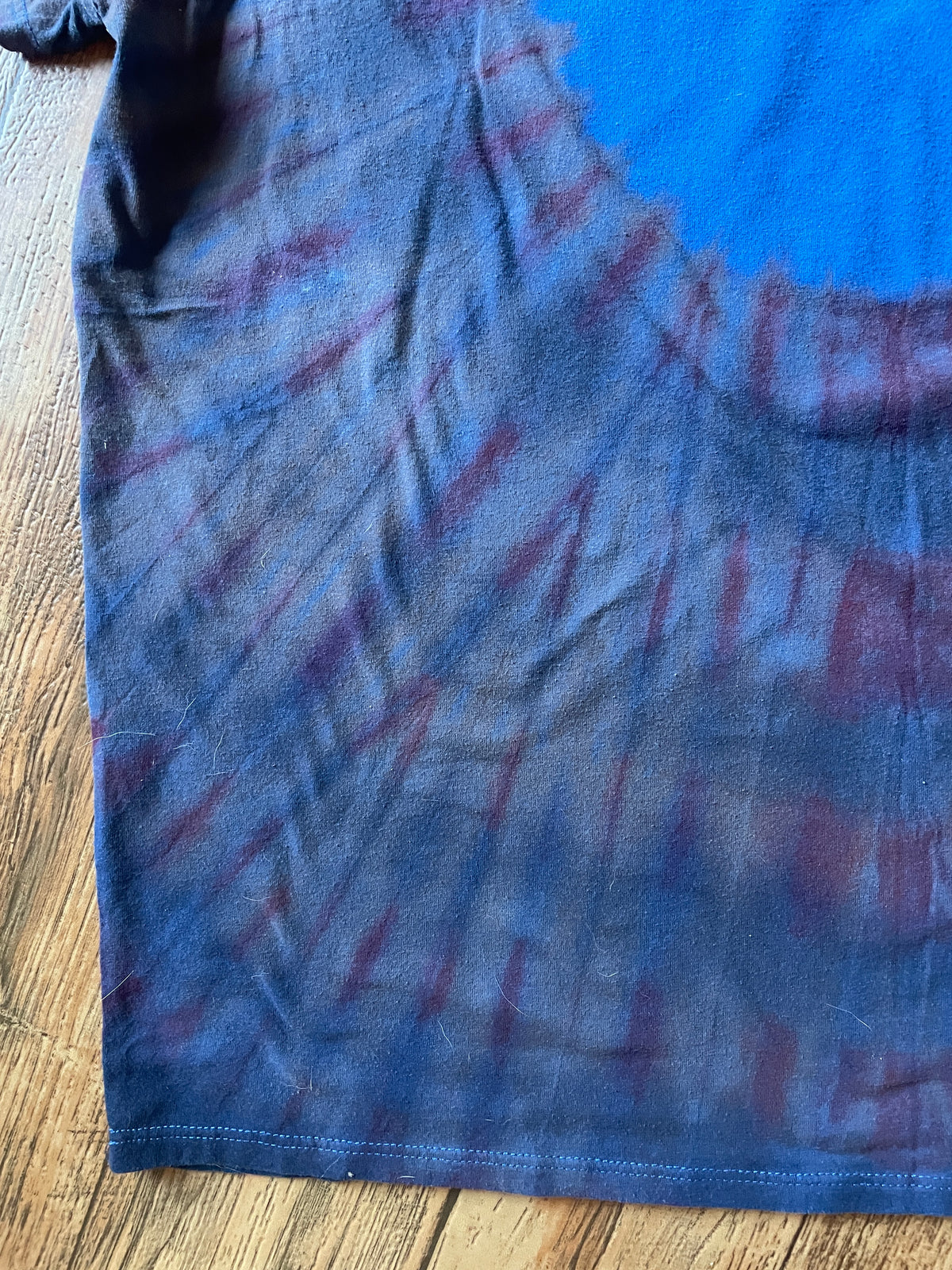 Homer Simpson Fourth of July Reverse Tie Dye Short Sleeve T-Shirt | Men's XL