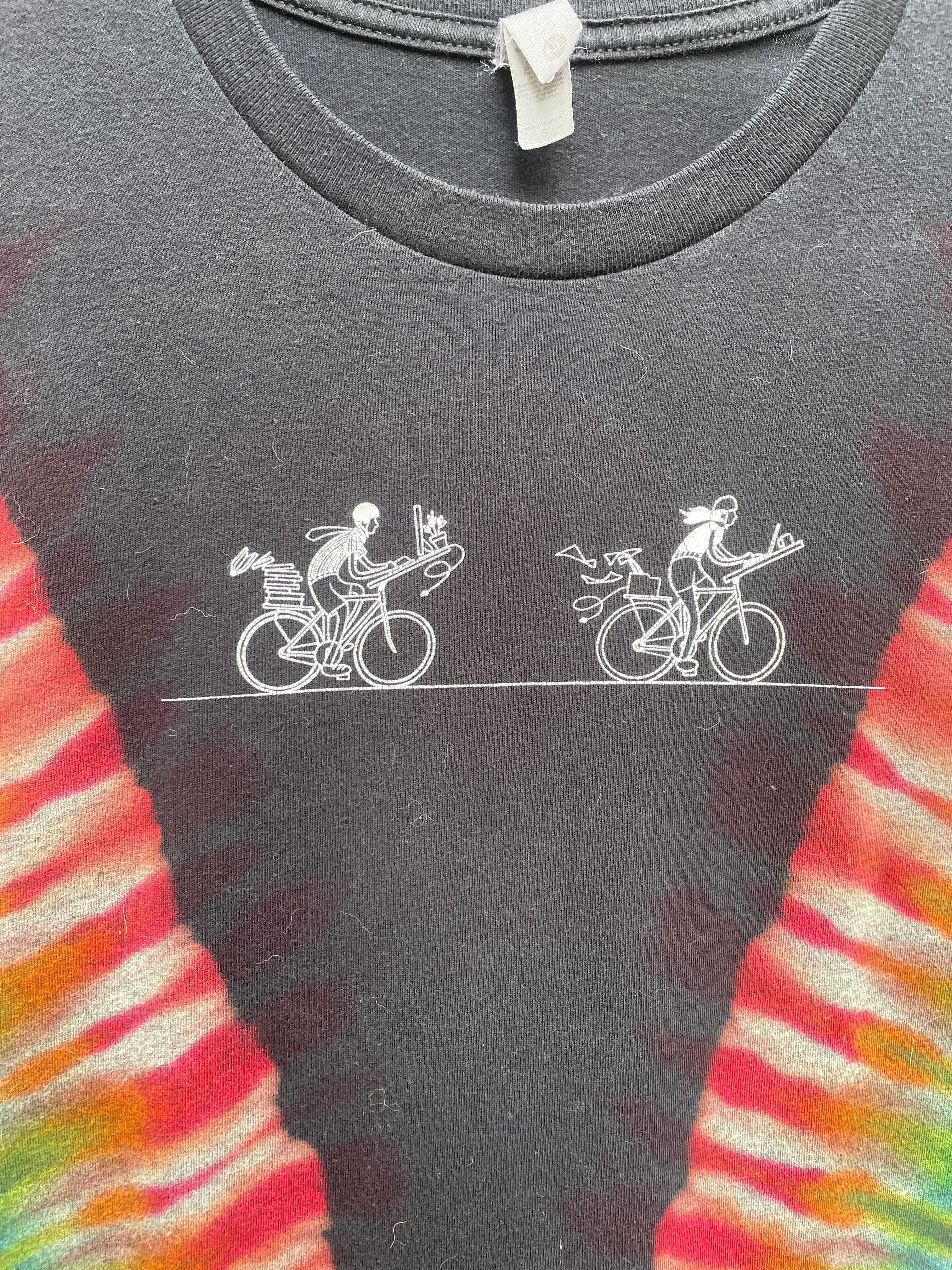 Specialized Bike to Work Day Short Sleeve Reverse Tie Dye T-Shirt (Men's Small)