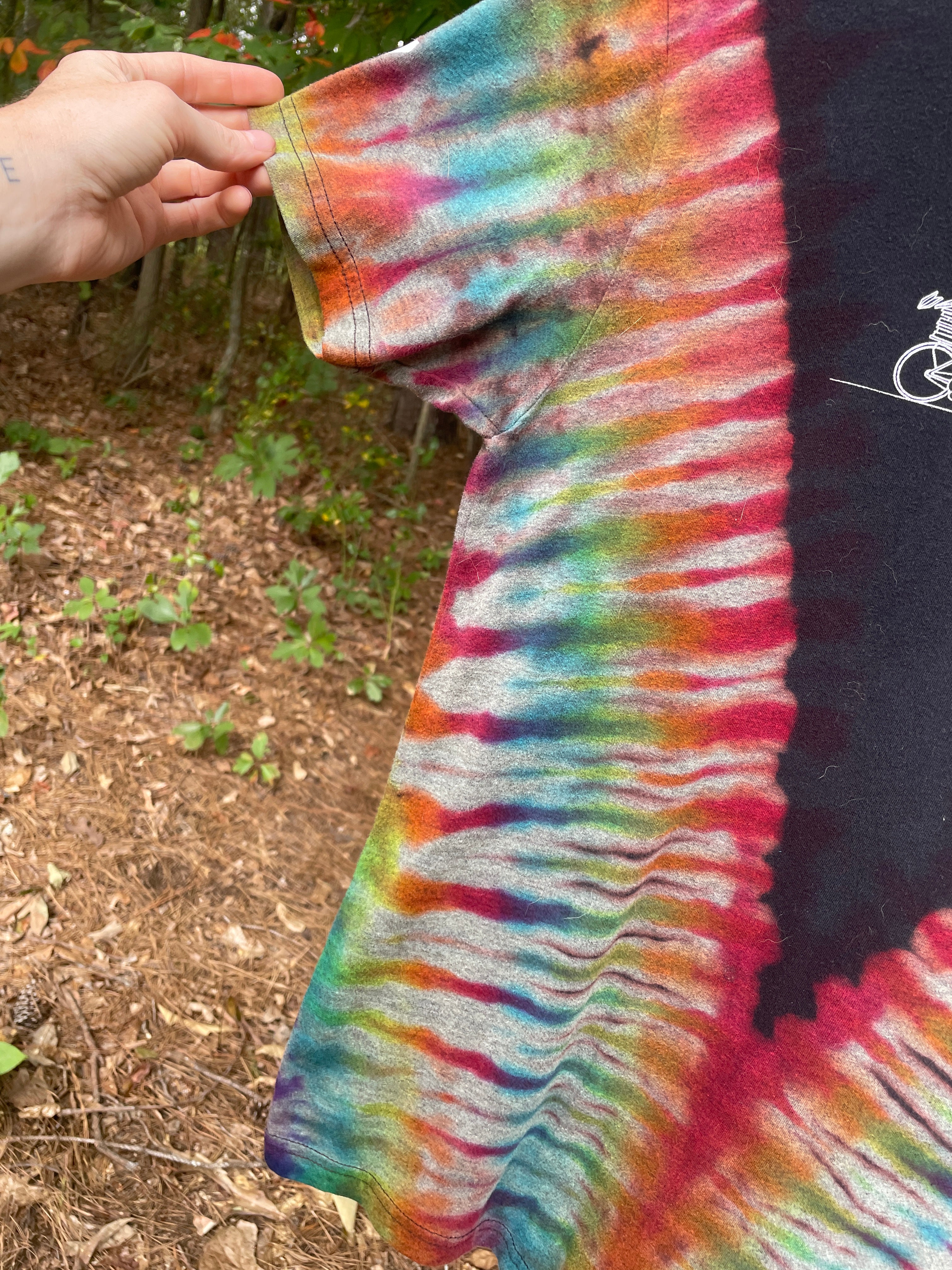 Specialized Bike to Work Day Short Sleeve Reverse Tie Dye T-Shirt (Men's Small)