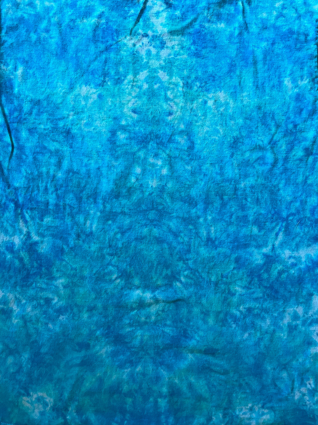 Santa Cruz Skateboarding Blue and White Tie Dye Short Sleeve T-Shirt | Men's XL