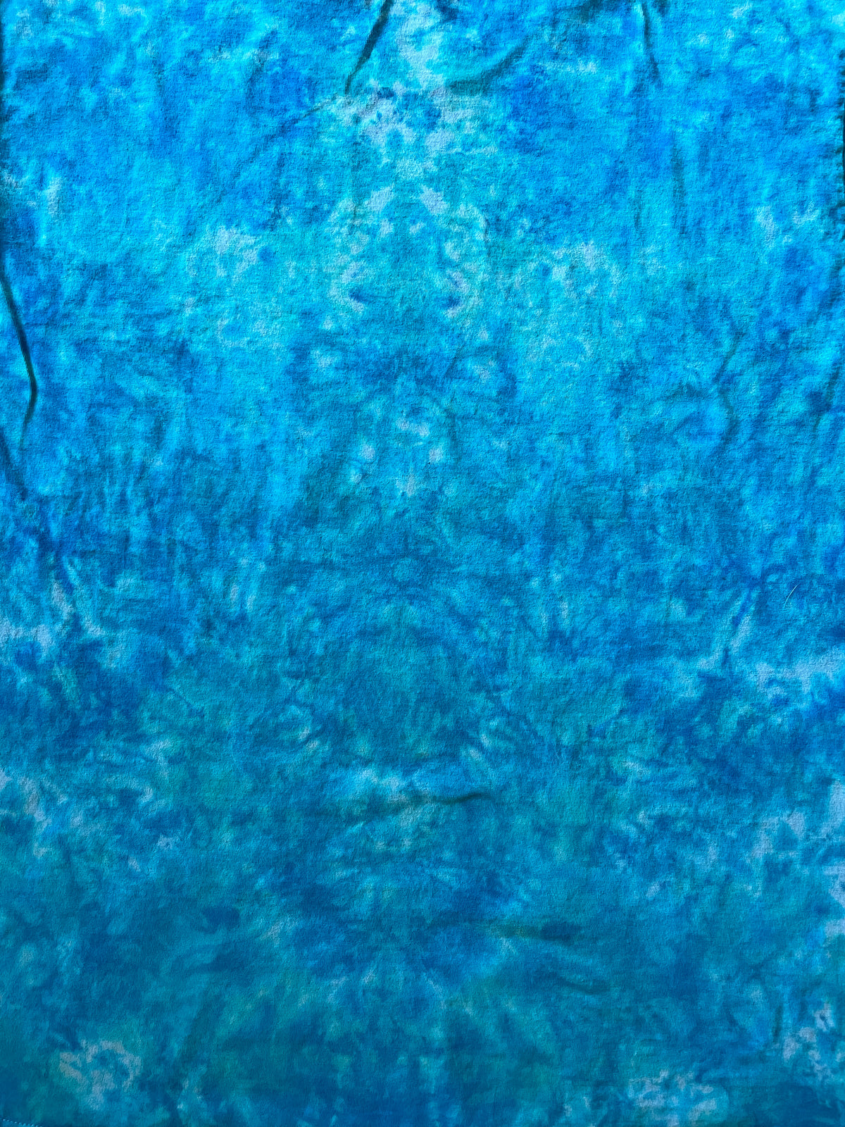 Santa Cruz Skateboarding Blue and White Tie Dye Short Sleeve T-Shirt | Men's XL