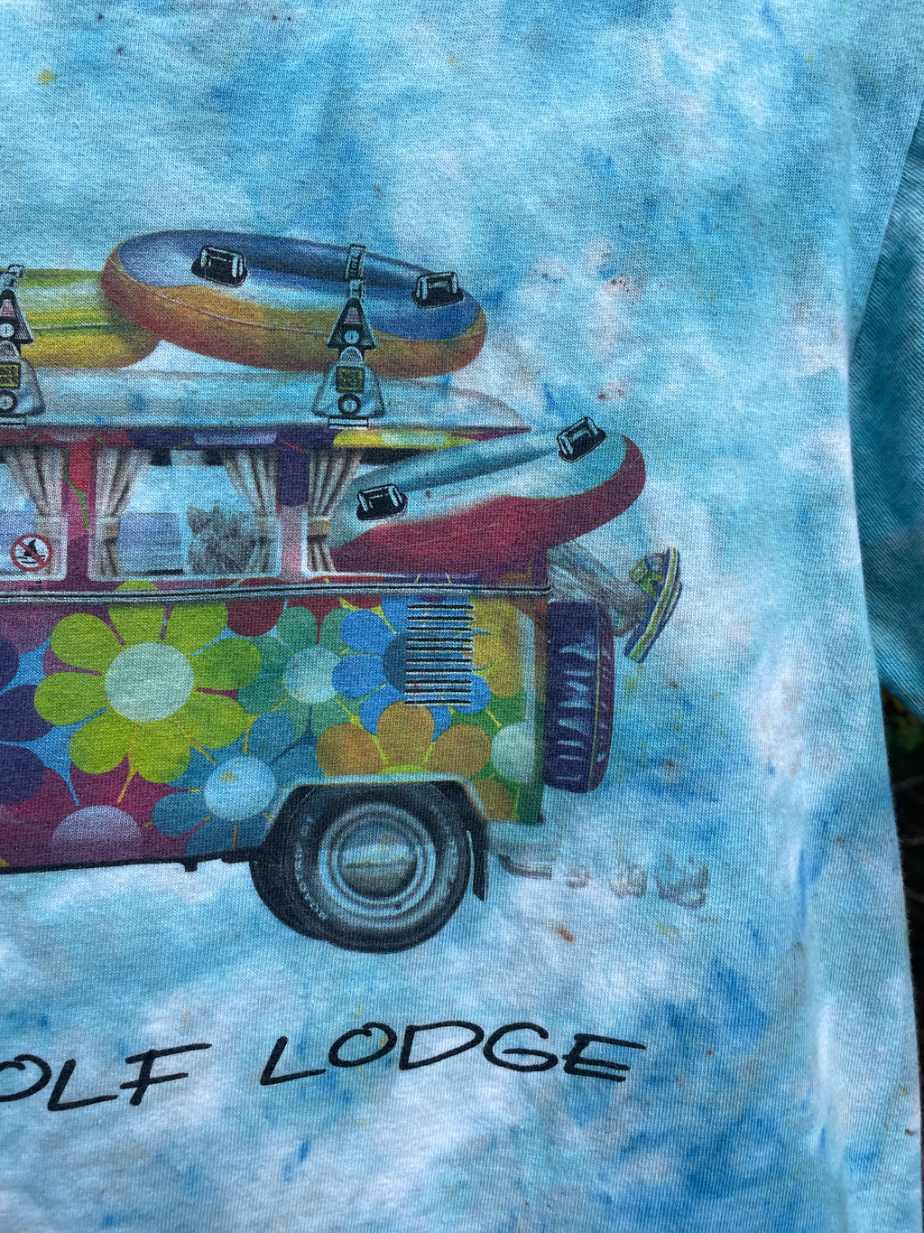 Great Wolf Lodge (Williamsburg, VA) Short Sleeve Tie Dye T-Shirt (Men's Small)