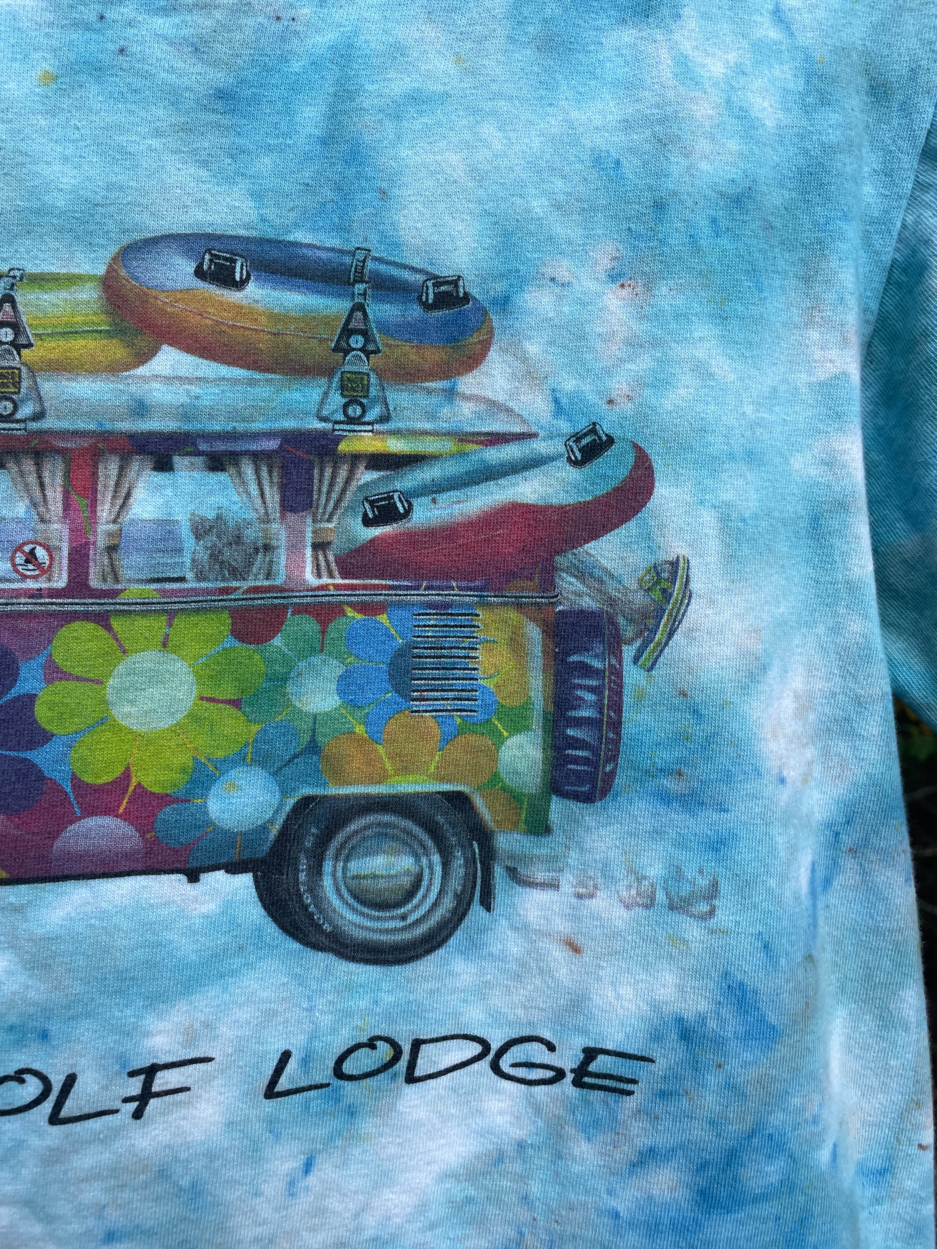 Great Wolf Lodge (Williamsburg, VA) Short Sleeve Tie Dye T-Shirt (Men's Small)