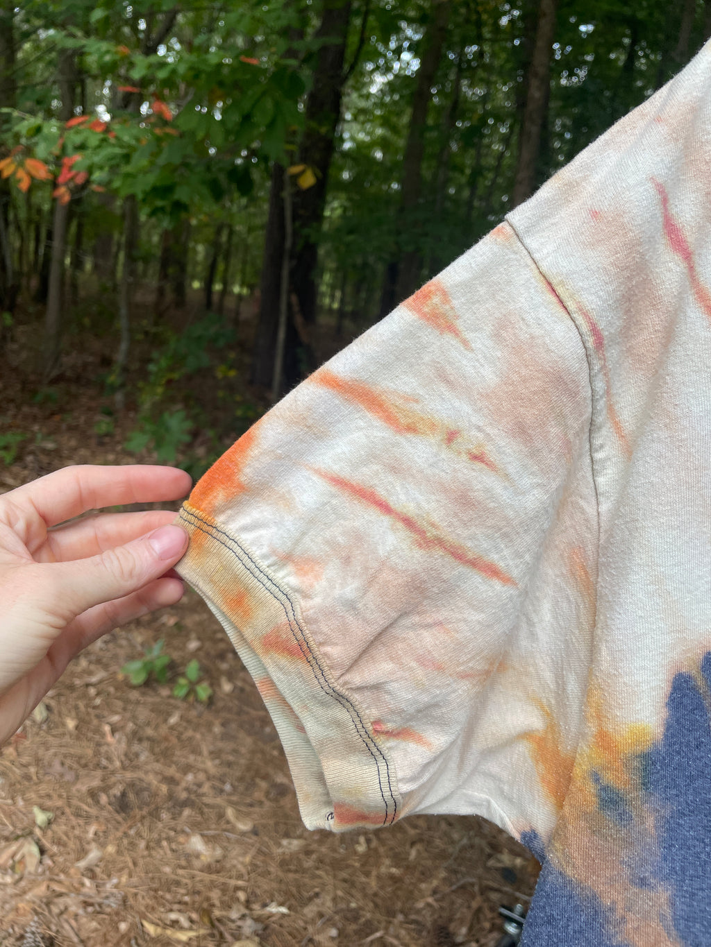 Treasure Mountain (Colorado) Short Sleeve Tie Dye T-Shirt (Men's XL)