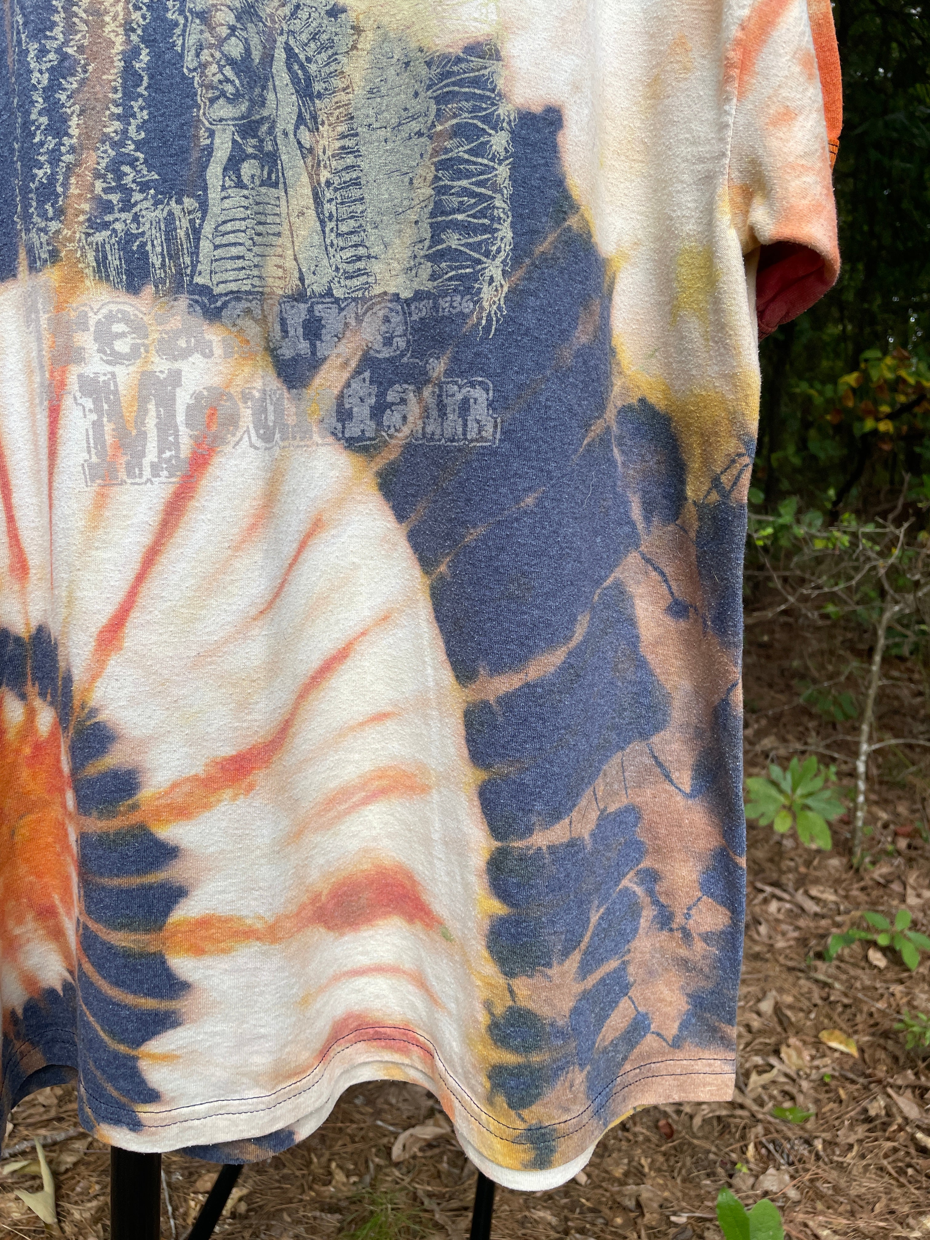 Treasure Mountain (Colorado) Short Sleeve Tie Dye T-Shirt (Men's XL)