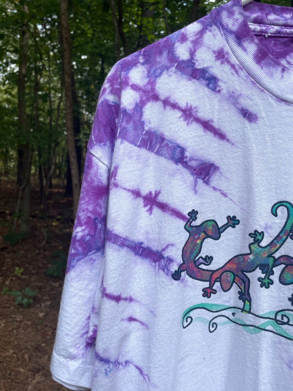 St. Augustine Florida Lizards Short Sleeve Tie Dye T-Shirt (Men's XL)