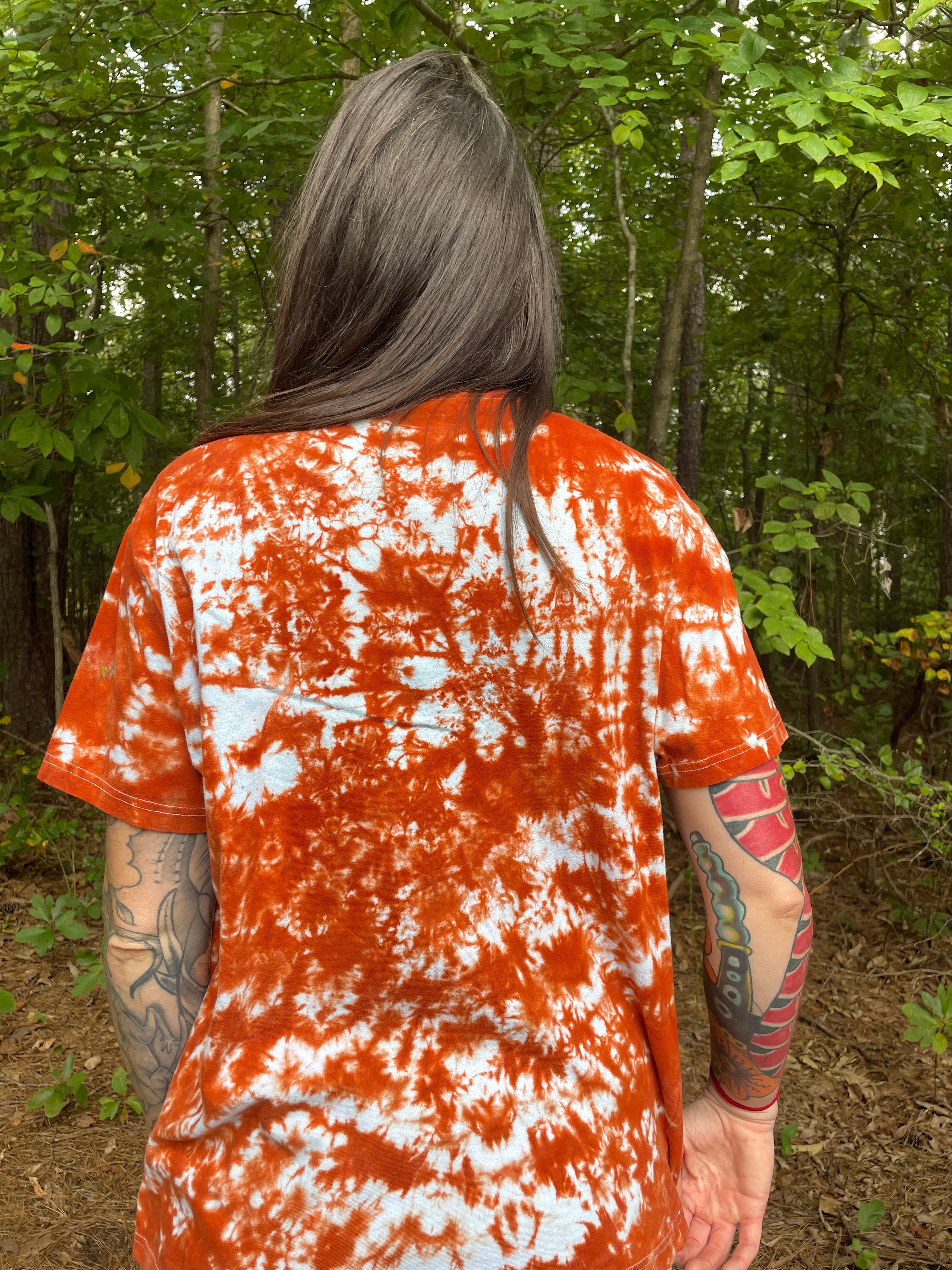 Men's Large WUTAH Tie Dye Short Sleeve T-Shirt