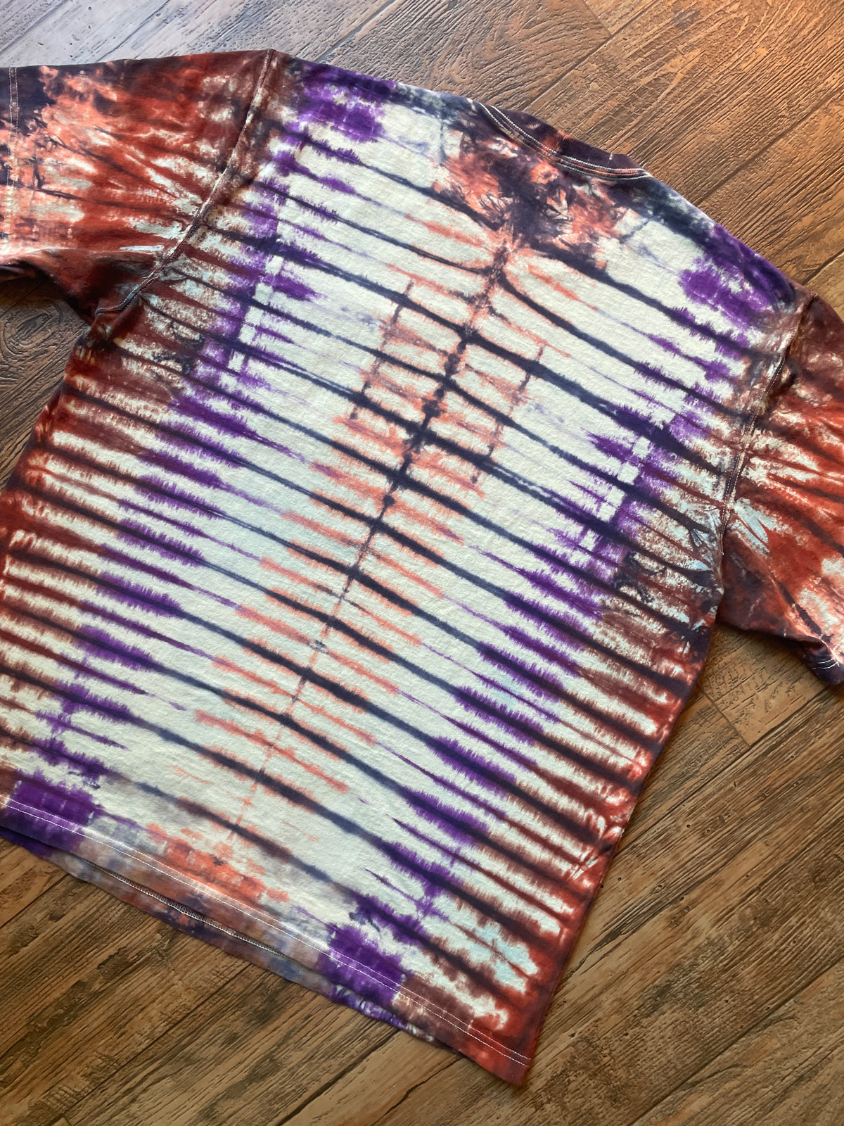 Carhartt Iconic K87 Loose Fit Yellow & Brown Tie Dye Short Sleeve T-Shirt | Men's XL