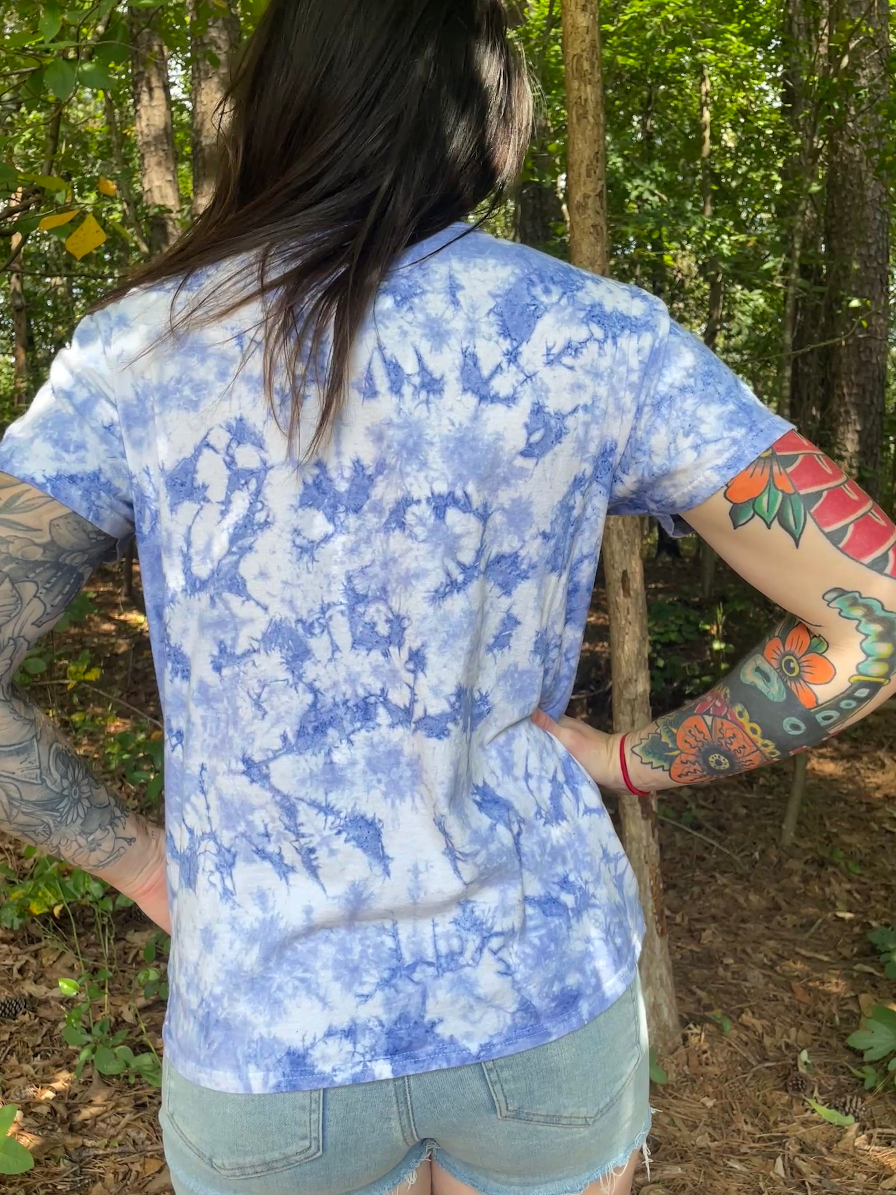 Clueless Murray (Donald Faison) Pastel Purple Tie Dye Short Sleeve T-Shirt (Men's Medium)