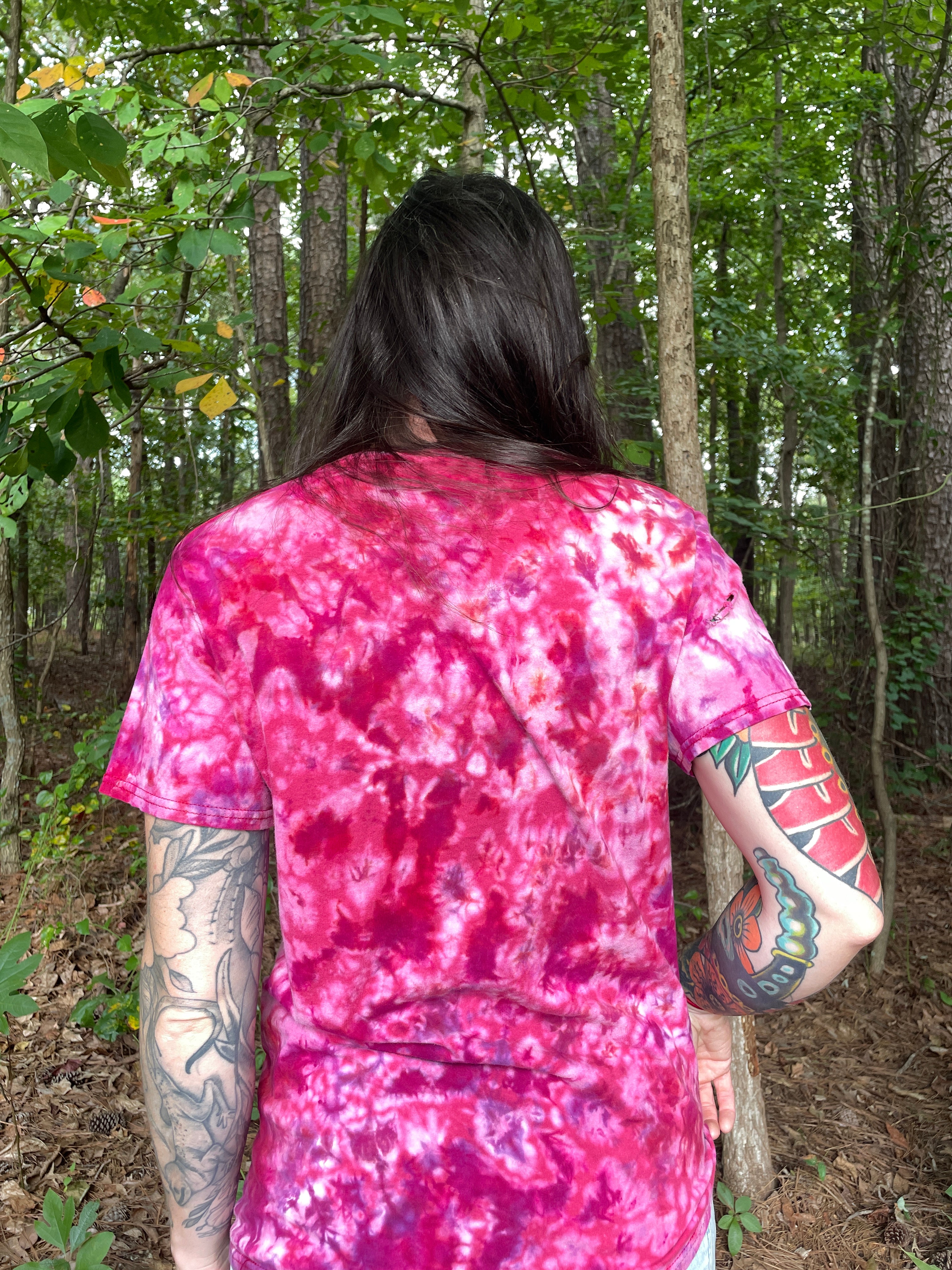 Men's Medium Climbing Shoe Tie Dye Short Sleeve T-Shirt