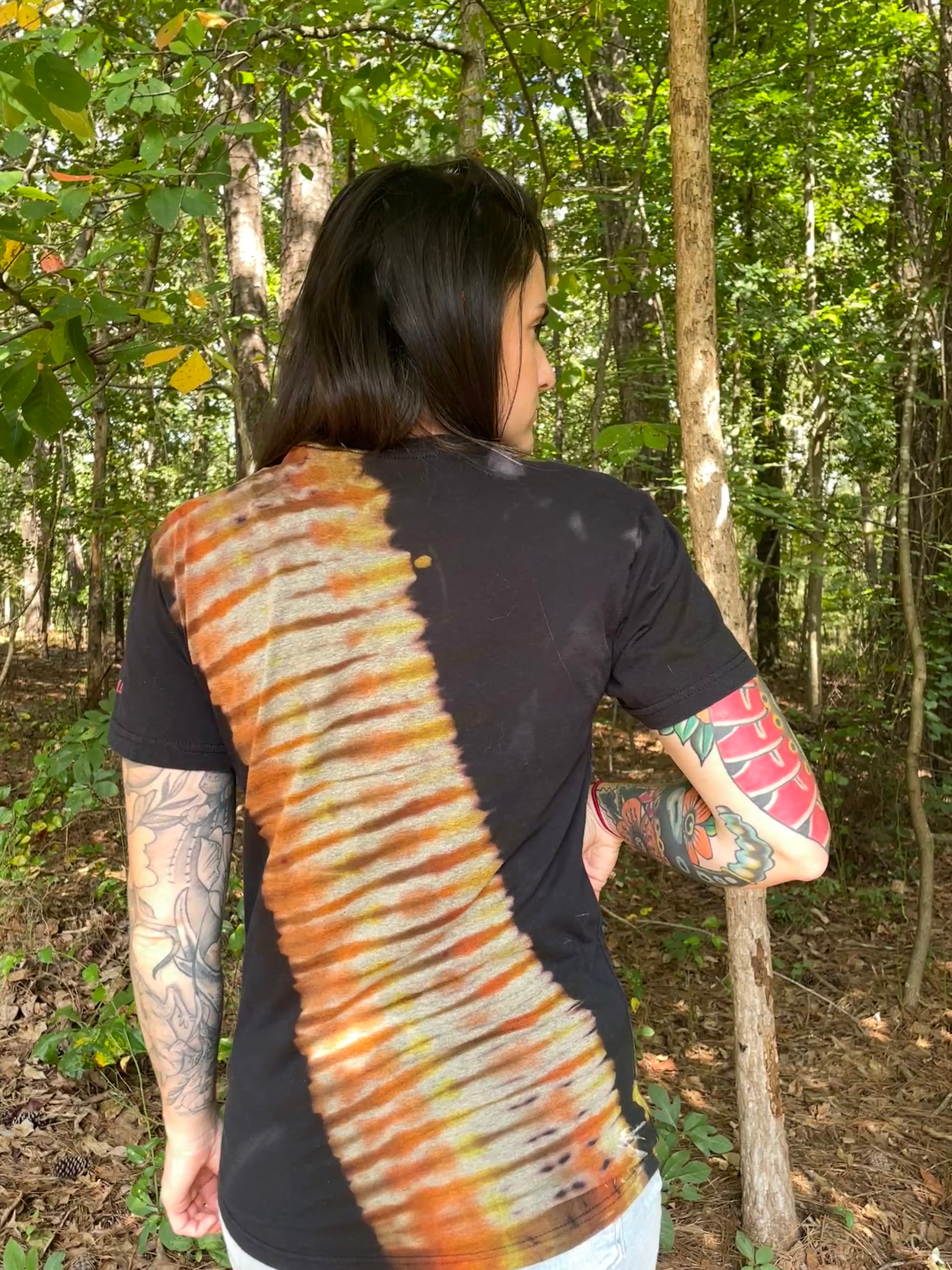 Specialized Bike Tracks Short Sleeve Bleach Dye T-Shirt (Men's Medium)