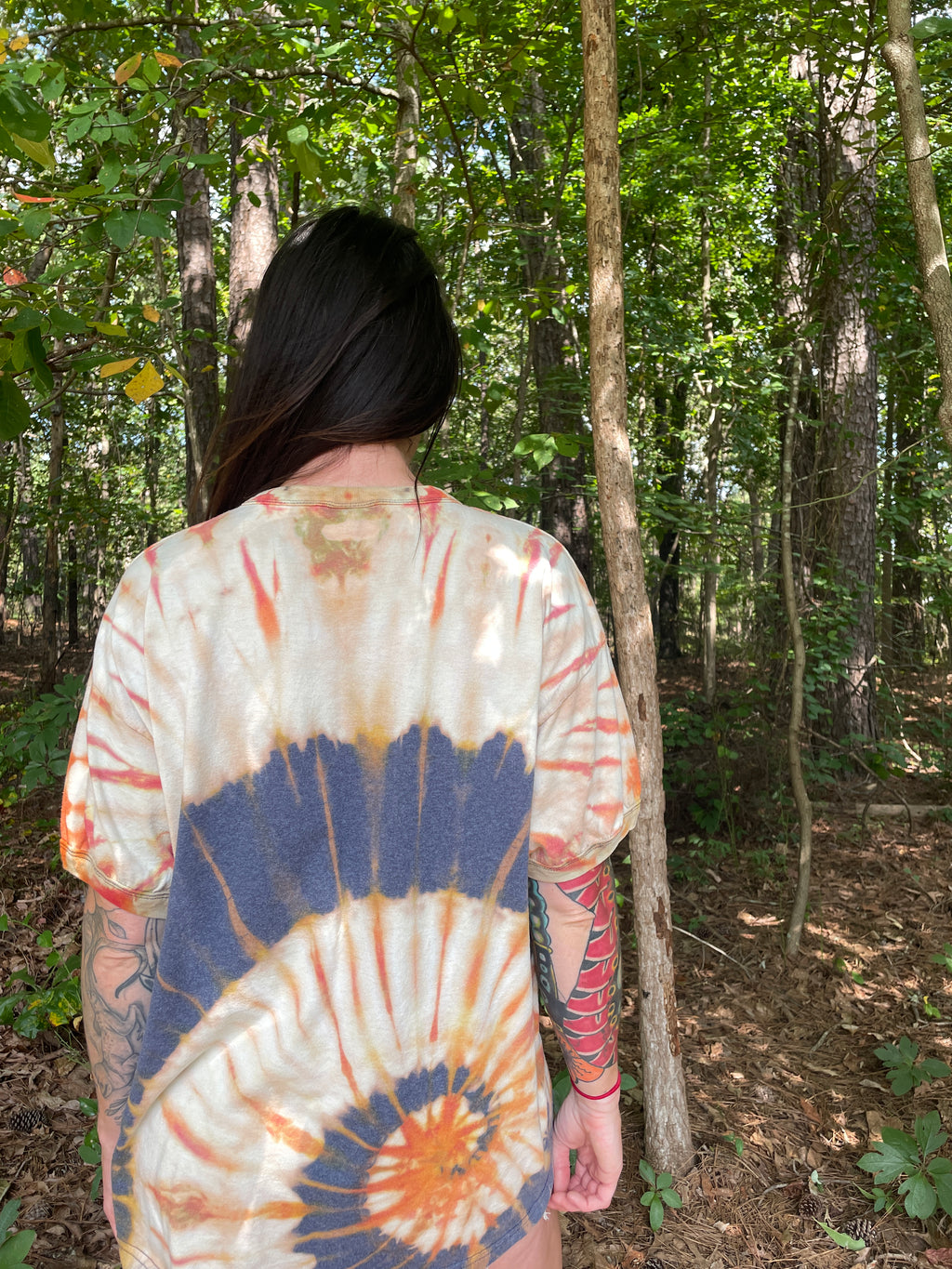 Treasure Mountain (Colorado) Short Sleeve Tie Dye T-Shirt (Men's XL)