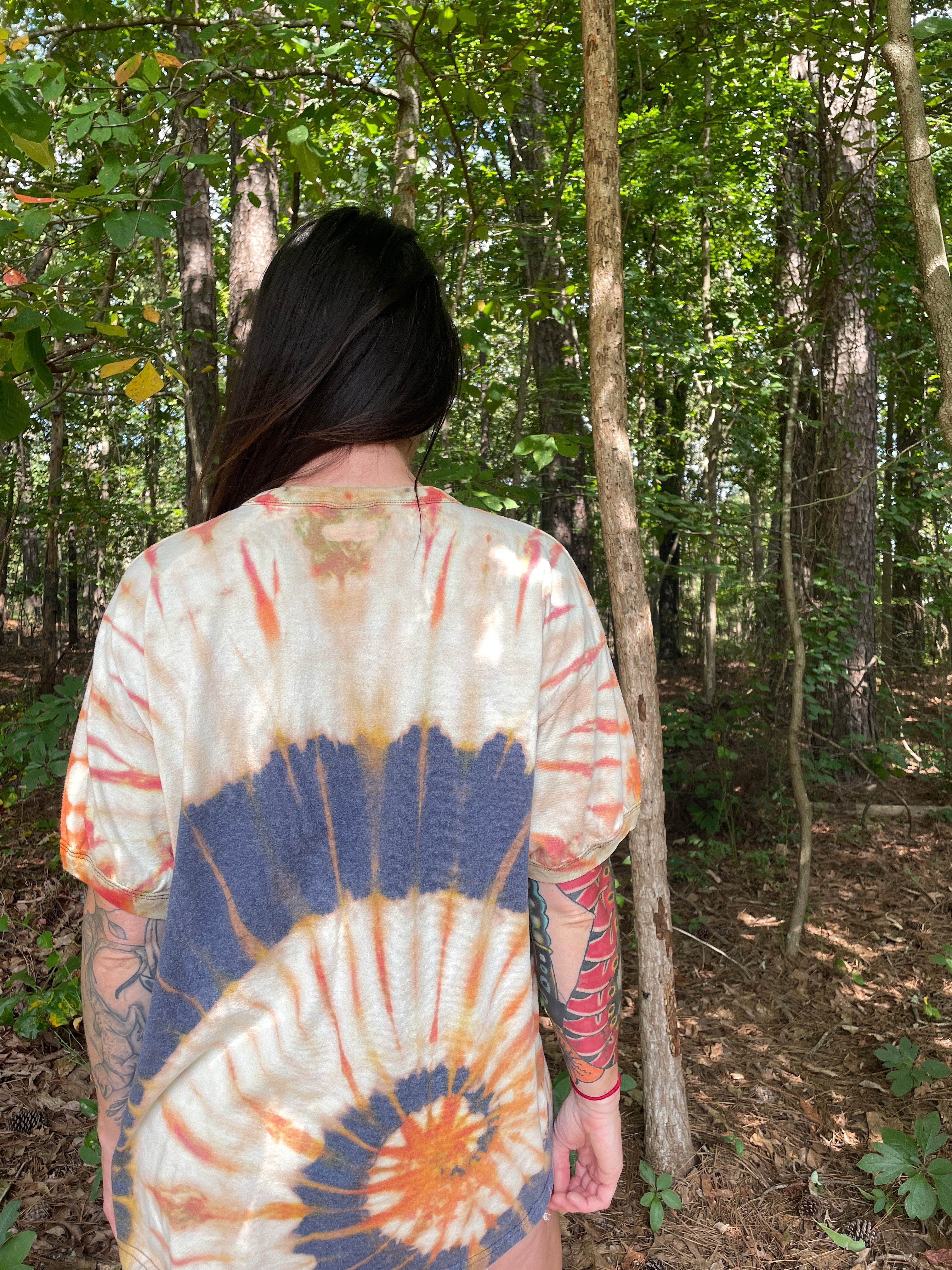 Treasure Mountain (Colorado) Short Sleeve Tie Dye T-Shirt (Men's XL)