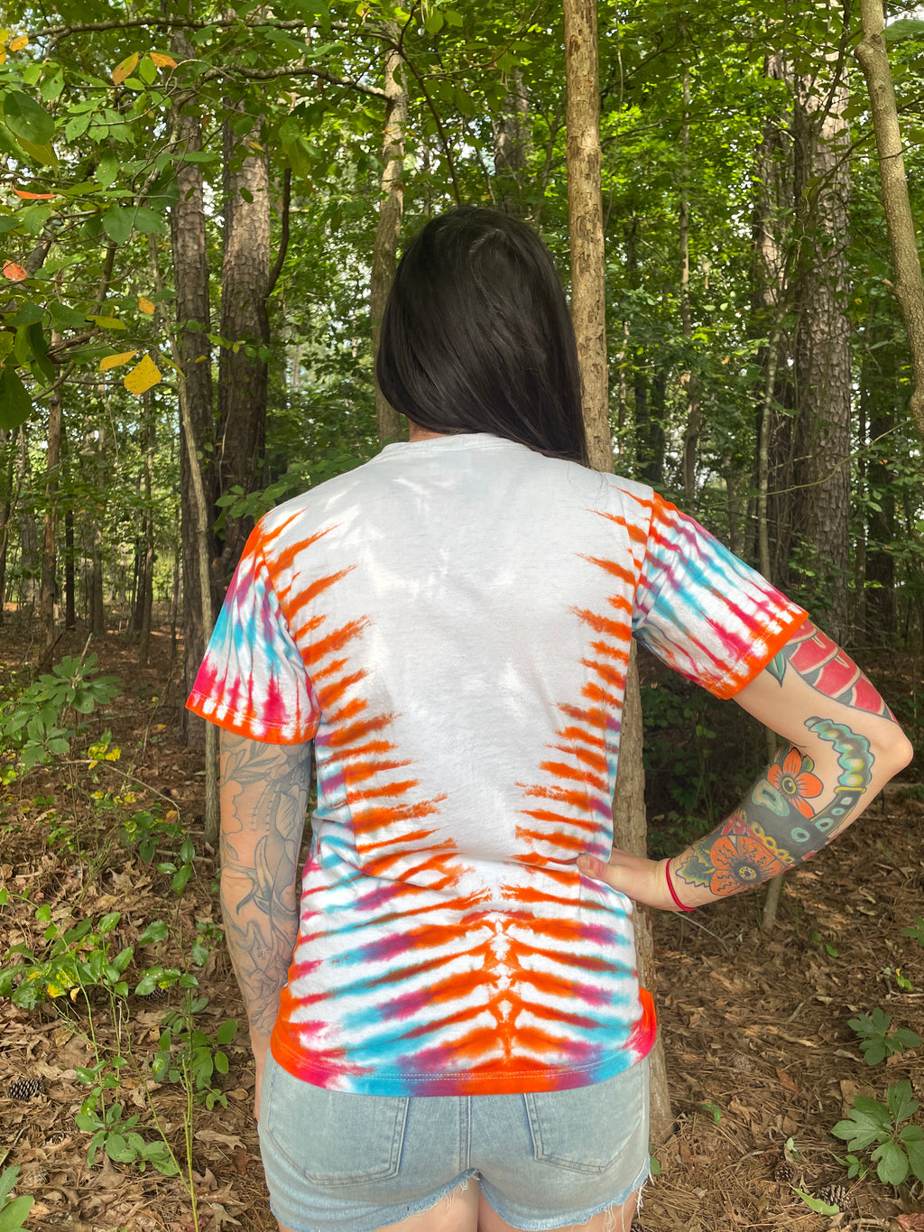 Atlanta Zoo 1996 Summer Safari Short Sleeve Tie Dye T-Shirt (Men's XS/S)