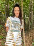 Vintage Bobcat Short Sleeve Tie Dye T-Shirt (Men's Large)