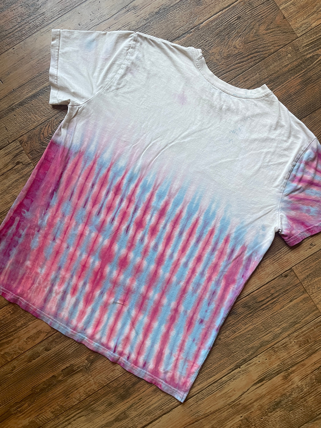 Keith Haring "American Flag" Red, White, and Blue Tie Dye Short Sleeve T-Shirt | Men's XL (Copy)