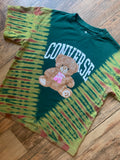 Converse Teddy Bear Green and Brown Reverse Tie Dye Short Sleeve T-Shirt | Men's Medium (Copy)