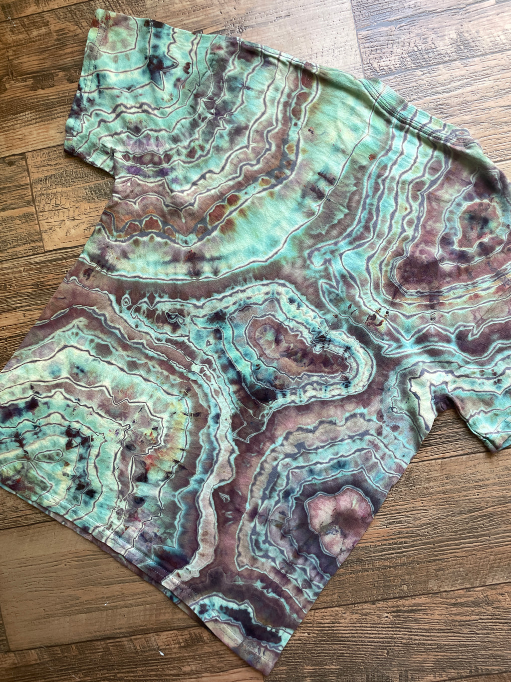 Nirvana Fungi Geode Short Sleeve Tie Dye T-Shirt | Men's Medium