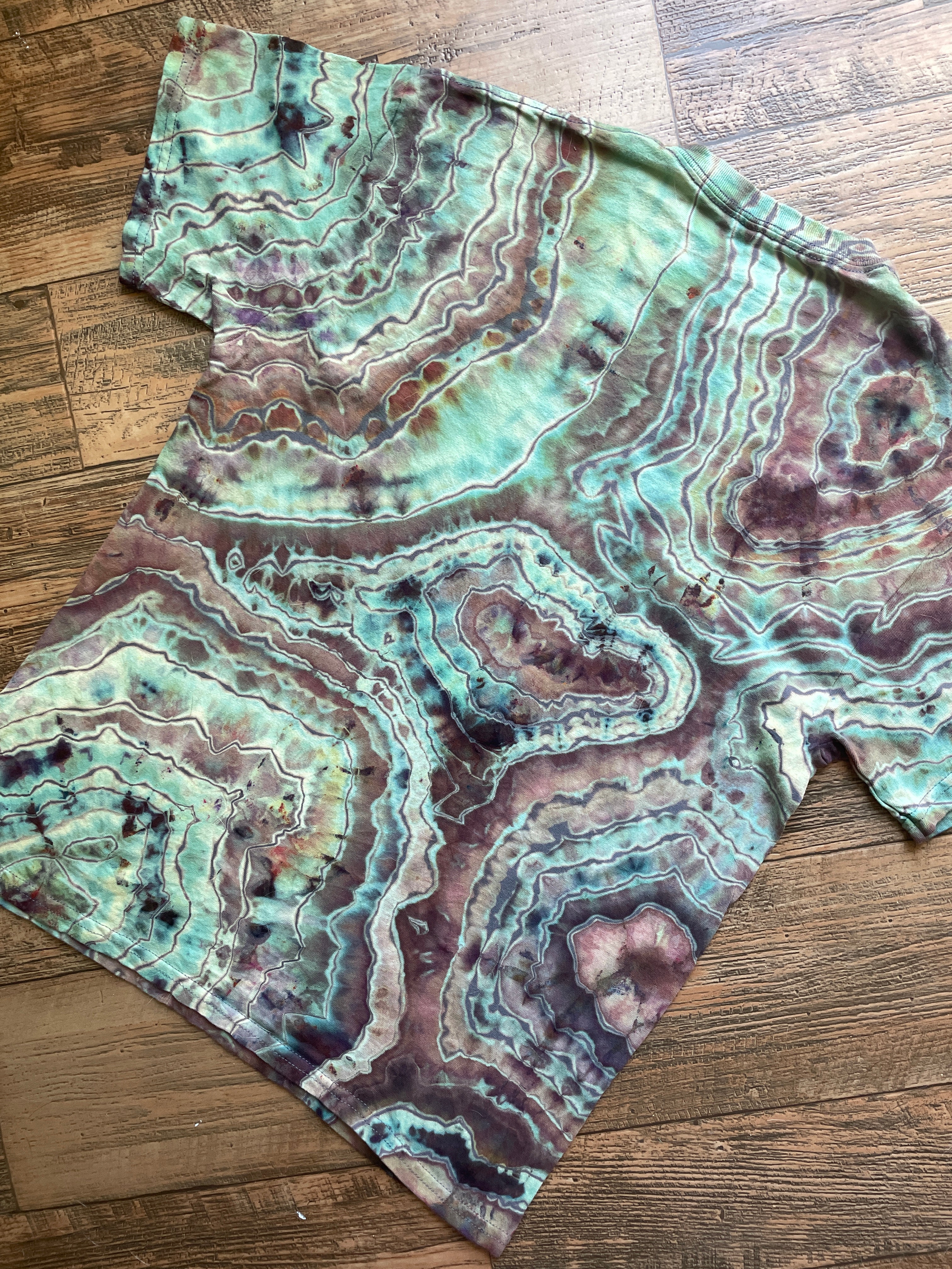 Nirvana Fungi Geode Short Sleeve Tie Dye T-Shirt | Men's Medium