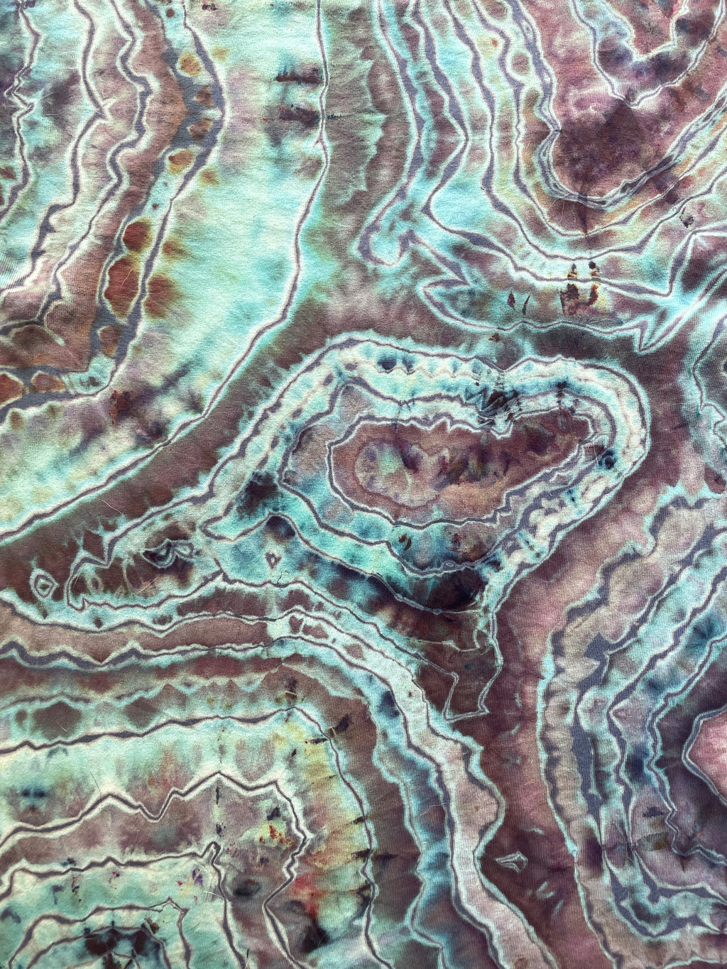 Nirvana Fungi Geode Short Sleeve Tie Dye T-Shirt | Men's Medium