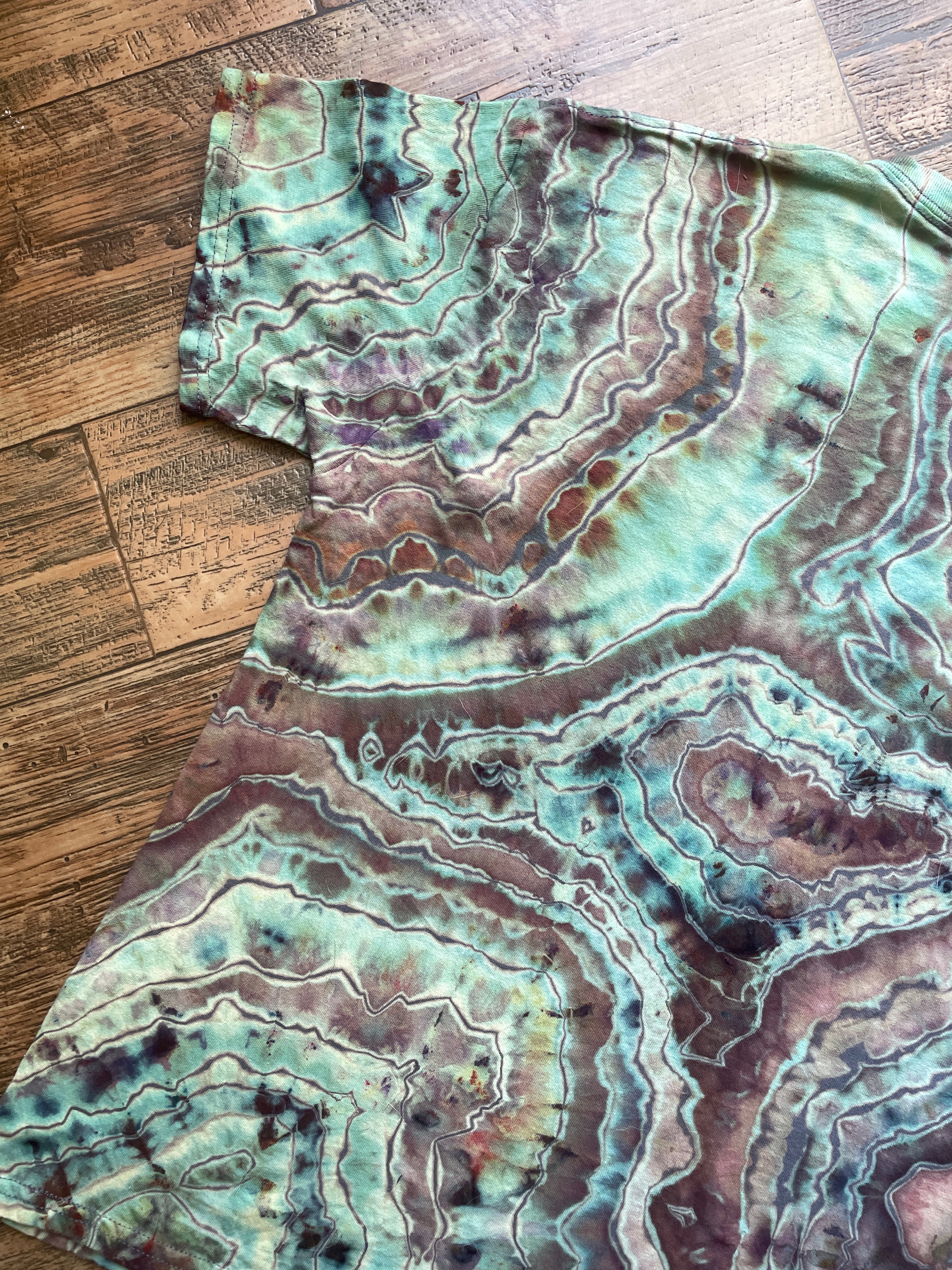 Nirvana Fungi Geode Short Sleeve Tie Dye T-Shirt | Men's Medium