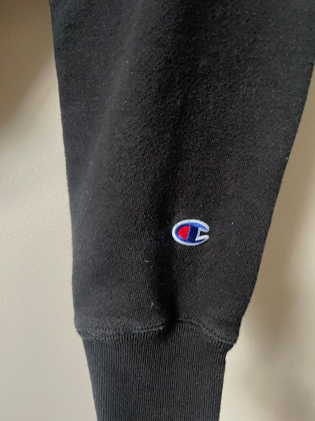 XL Men's Champion Tie Dye Full-Zip Long Sleeve Hoodie | One-Of-a-Kind Upcycled Half and Half Olive Black, Green, and Gold Sweatshirt