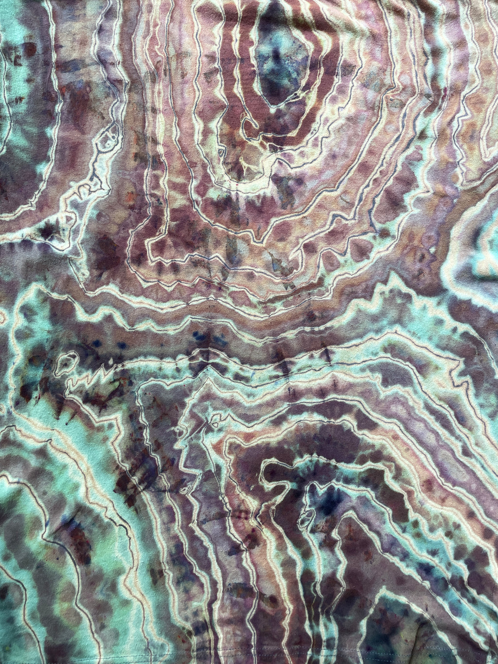 Aerosmith Fungi Geode Short Sleeve Tie Dye T-Shirt | Women's Large