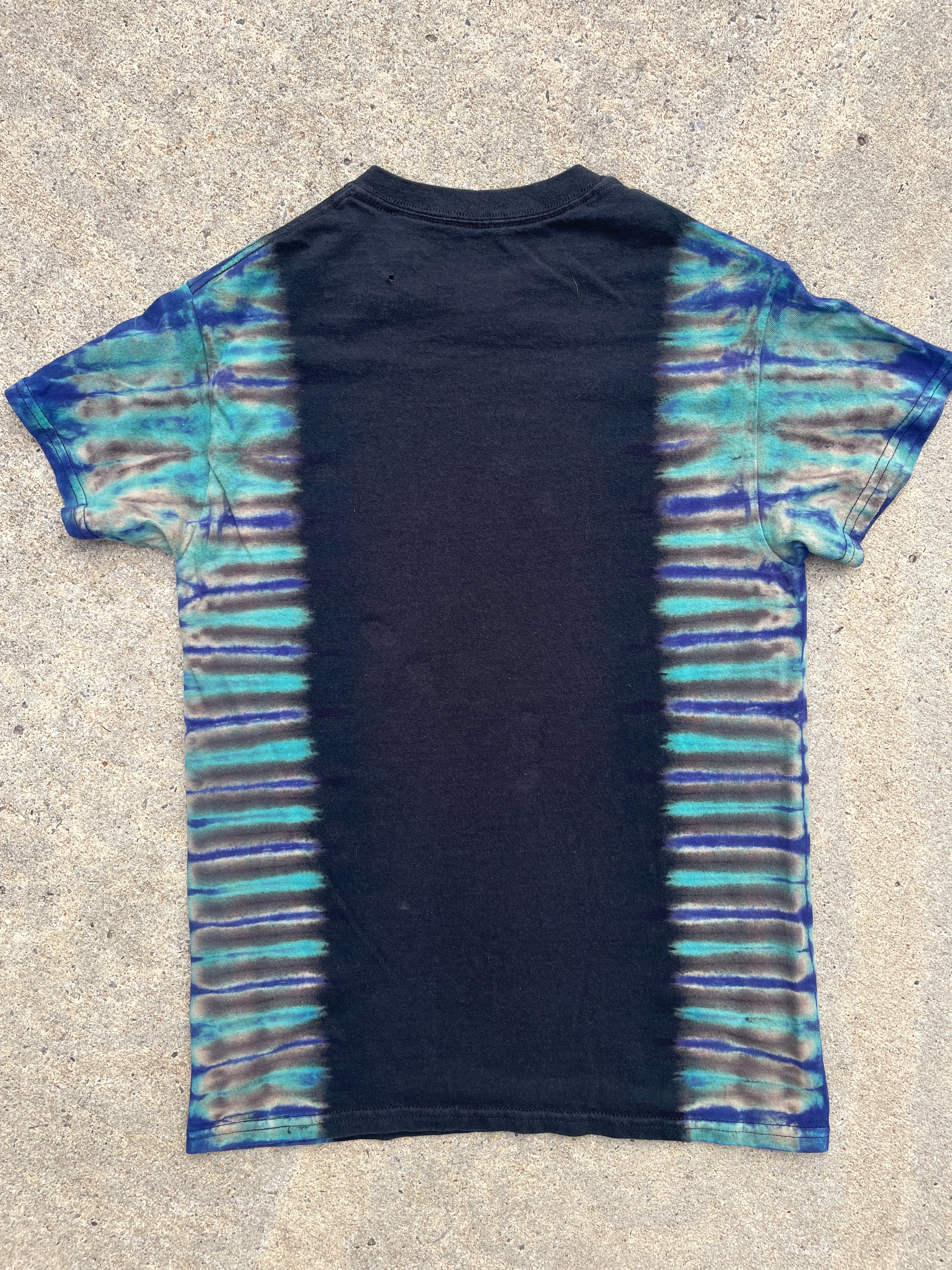 Ice Cube Low Rider Black and Blue Short Sleeve Tie Dye T-Shirt | Men's Small