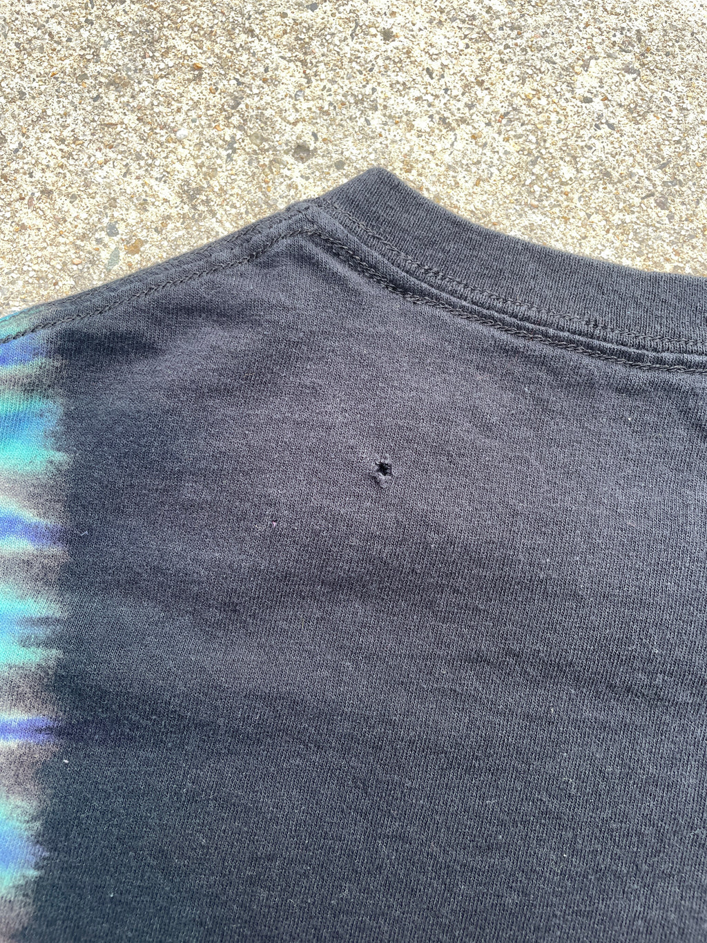 Ice Cube Low Rider Black and Blue Short Sleeve Tie Dye T-Shirt | Men's Small