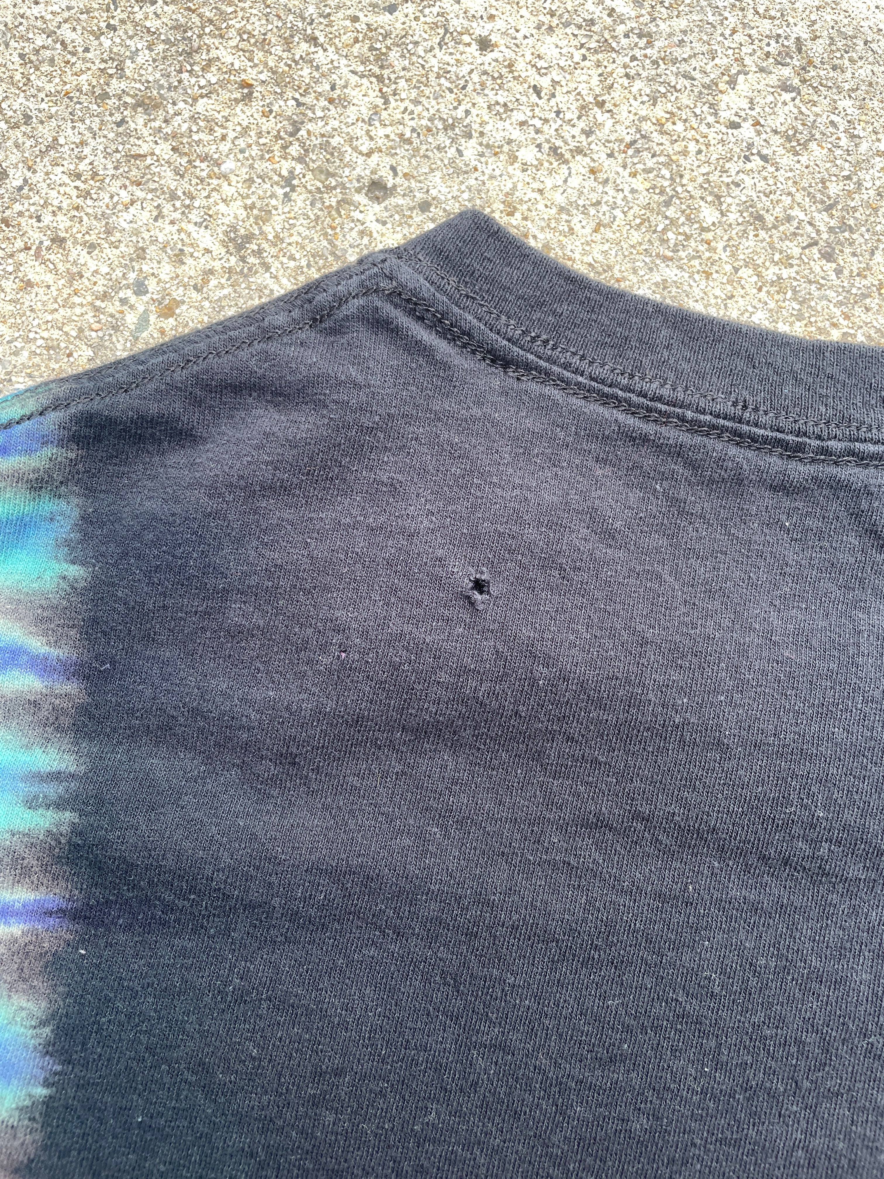 Ice Cube Low Rider Black and Blue Short Sleeve Tie Dye T-Shirt | Men's Small