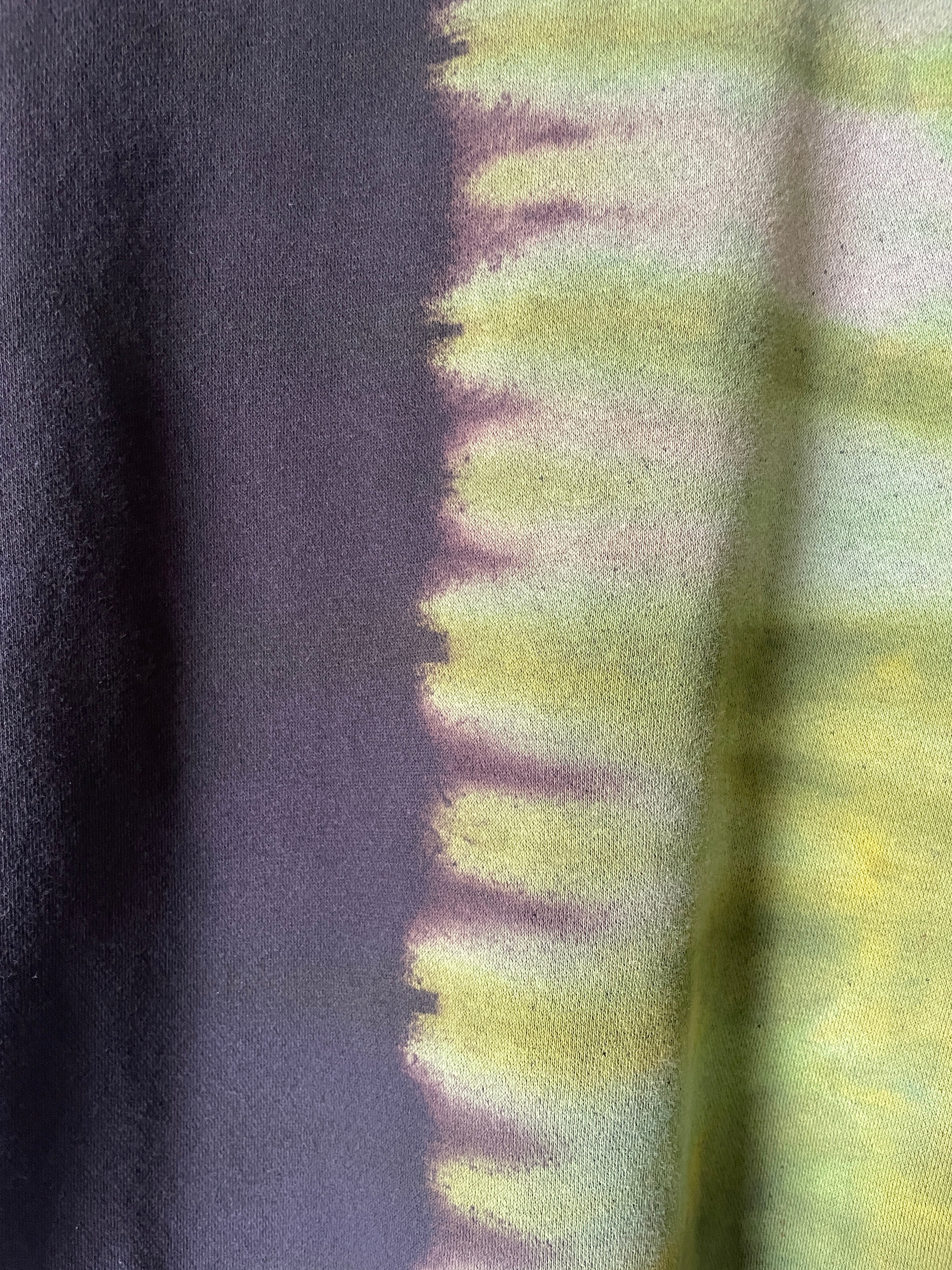 Large Men's Nike SB Reverse Tie Dye Hoodie | One-Of-a-Kind Upcycled Black and Green Half-and-Half Sweatshirt