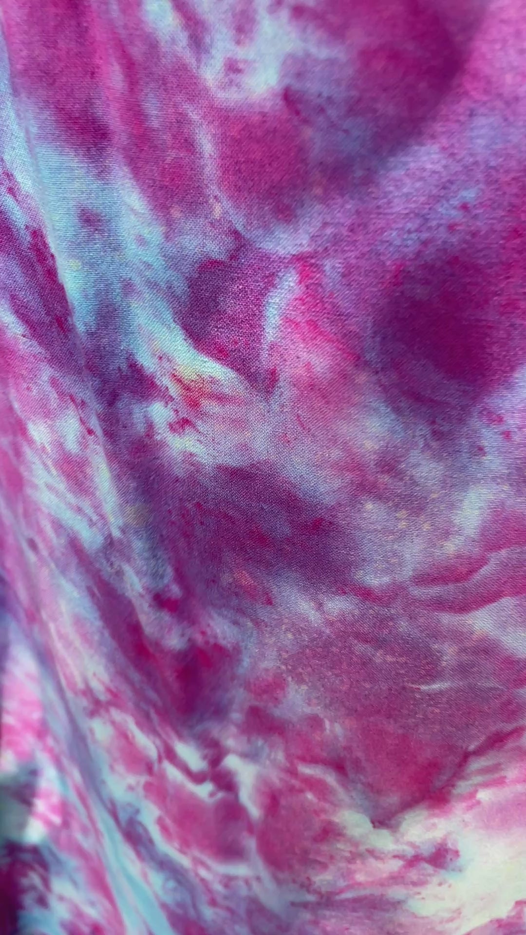 LARGE Women’s Handmade Galaxy Dye Silk Dress | One-Of-a-Kind Upcycled Sleeveless Dress