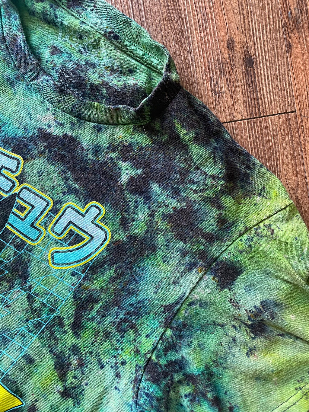 Medium Men’s Pikachu Handmade Tie Dye T-Shirt | Pokemon Tie Dye Short Sleeve