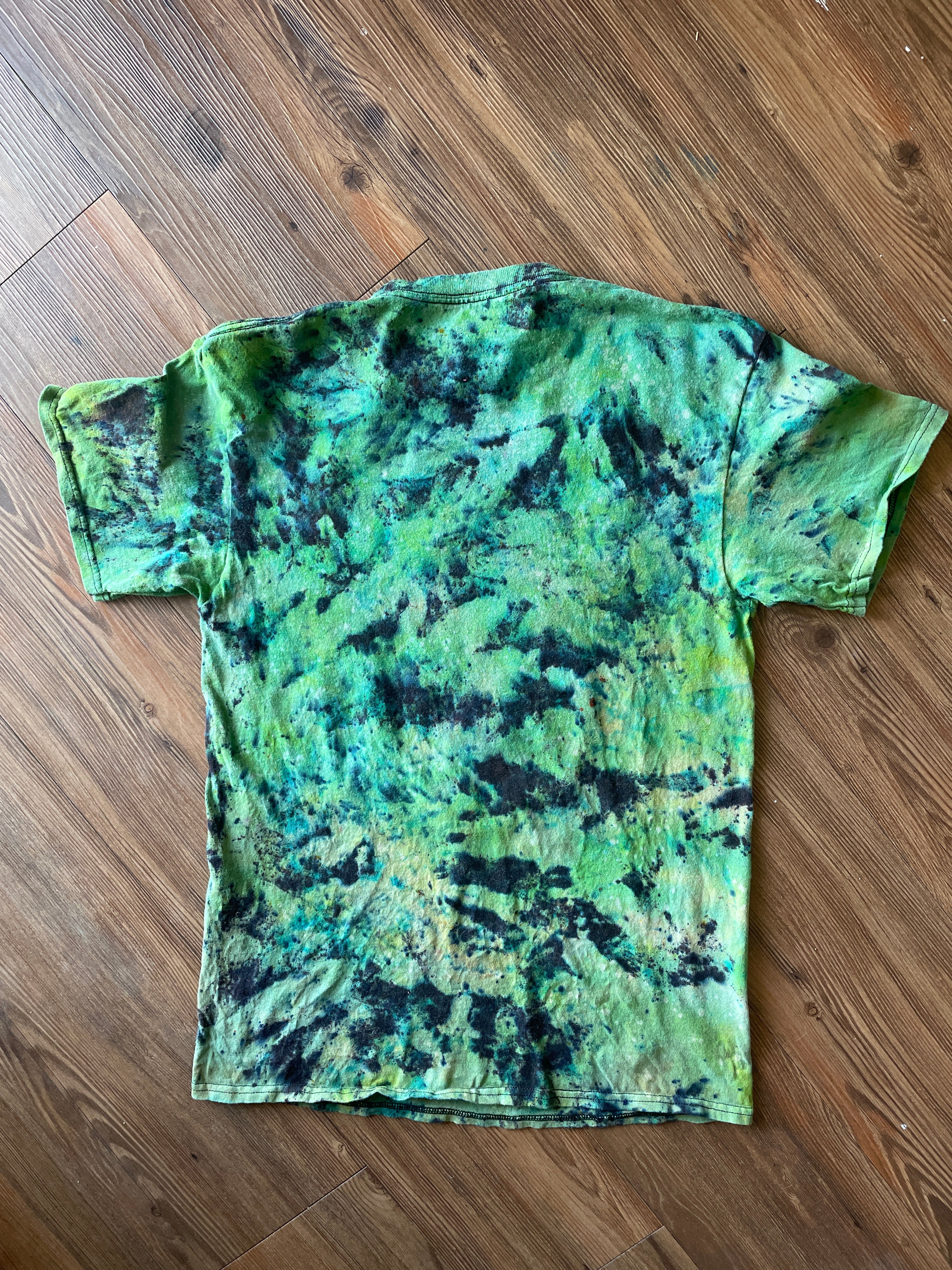 Medium Men’s Pikachu Handmade Tie Dye T-Shirt | Pokemon Tie Dye Short Sleeve