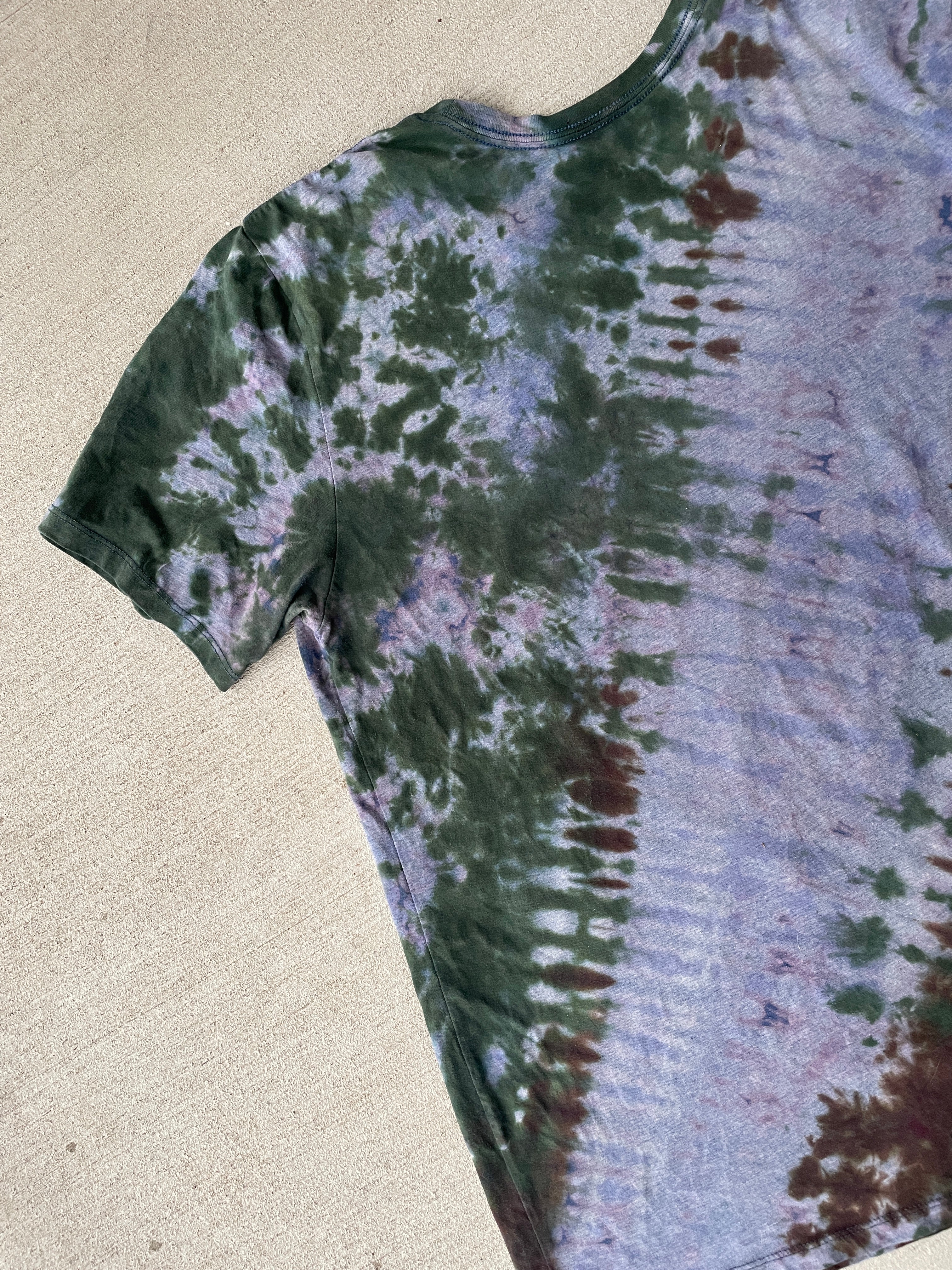 2XL Men’s Darth Vader Handmade Tie Dye T-Shirt | Star Wars Earth Tones Reverse Tie Dye Short Sleeve