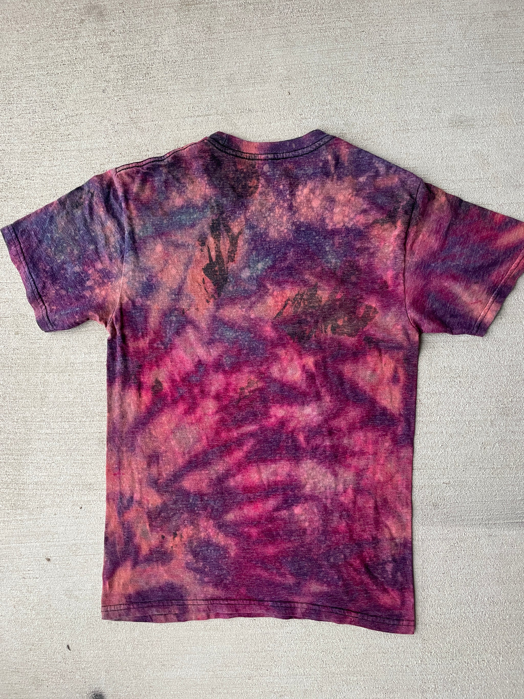Small Men’s Star Wars Galaxy Dye Handmade Tie Dye T-Shirt | Reverse Galaxy Tie Dye Short Sleeve