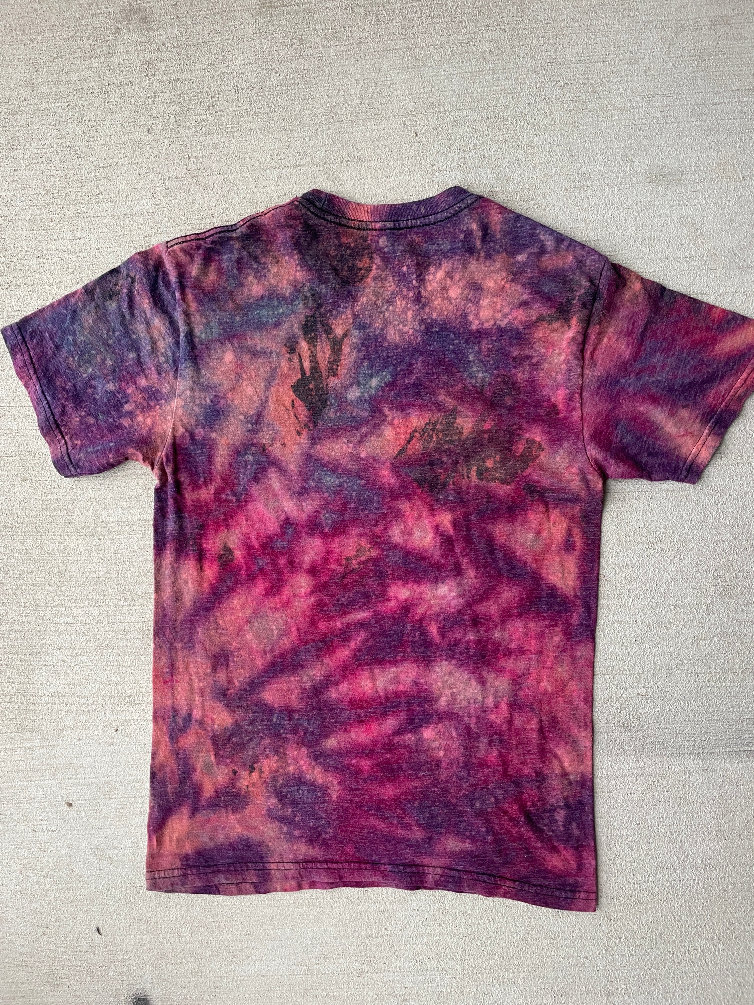 Small Men’s Star Wars Galaxy Dye Handmade Tie Dye T-Shirt | Reverse Galaxy Tie Dye Short Sleeve