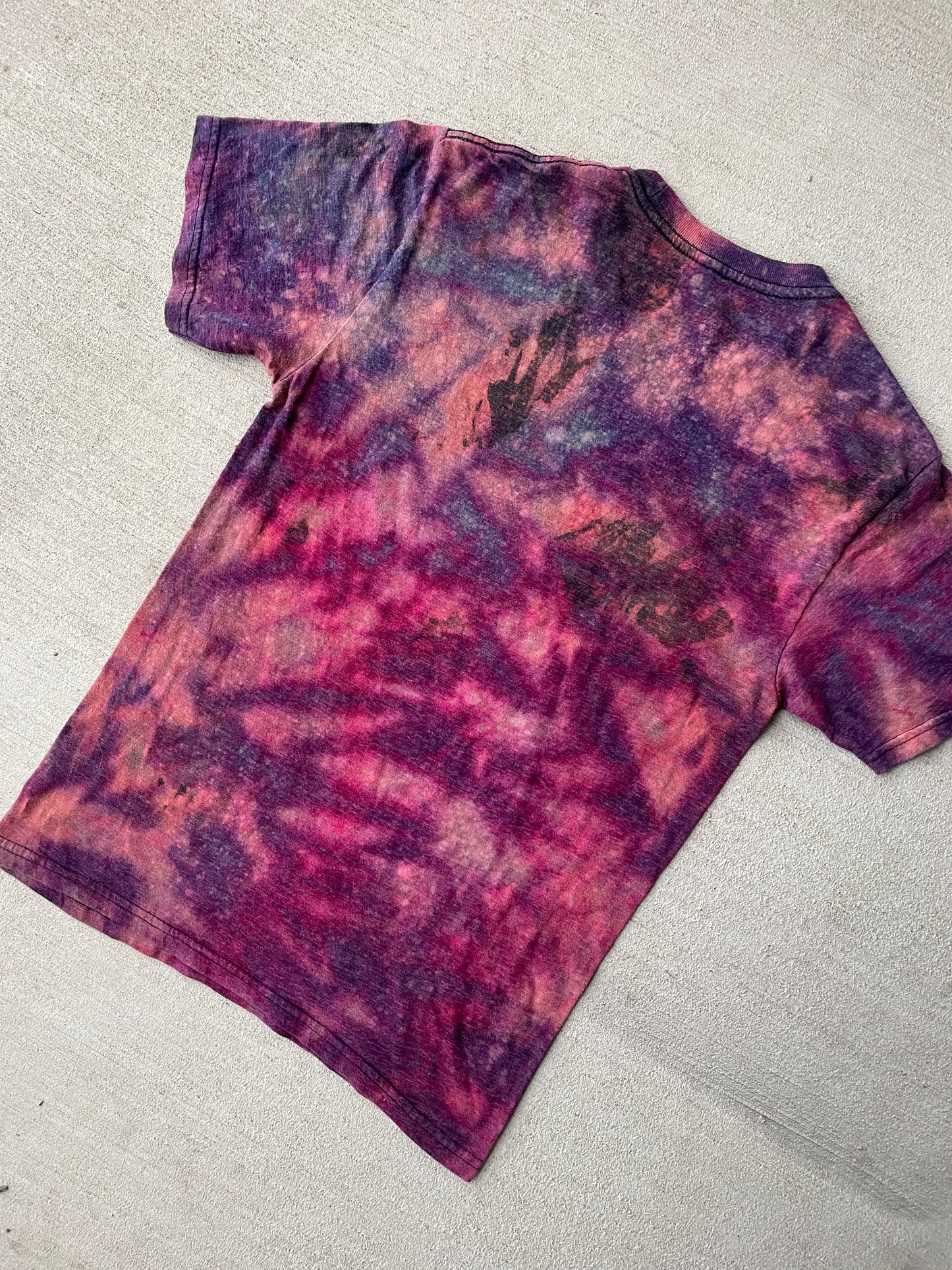Small Men’s Star Wars Galaxy Dye Handmade Tie Dye T-Shirt | Reverse Galaxy Tie Dye Short Sleeve