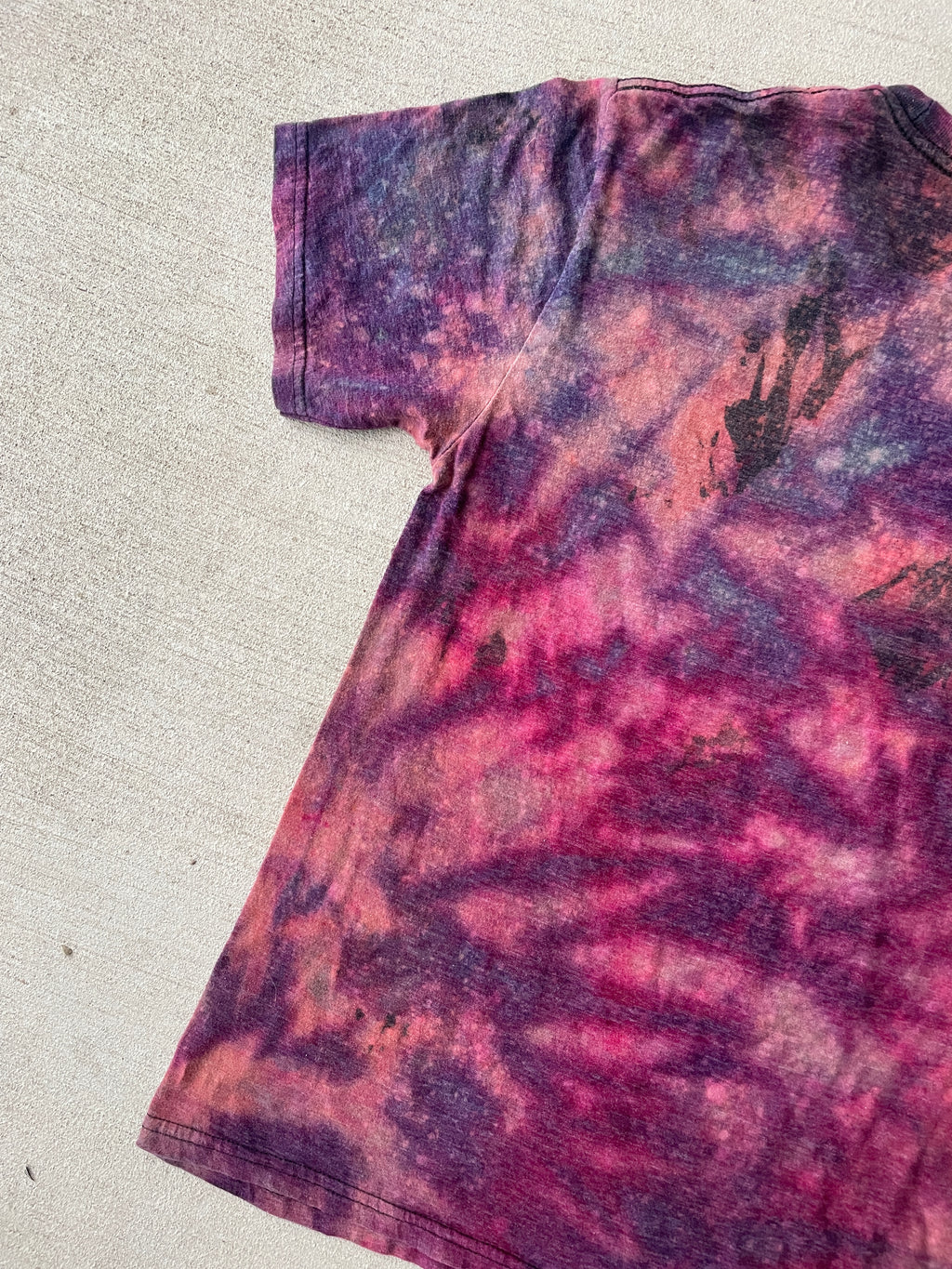 Small Men’s Star Wars Galaxy Dye Handmade Tie Dye T-Shirt | Reverse Galaxy Tie Dye Short Sleeve