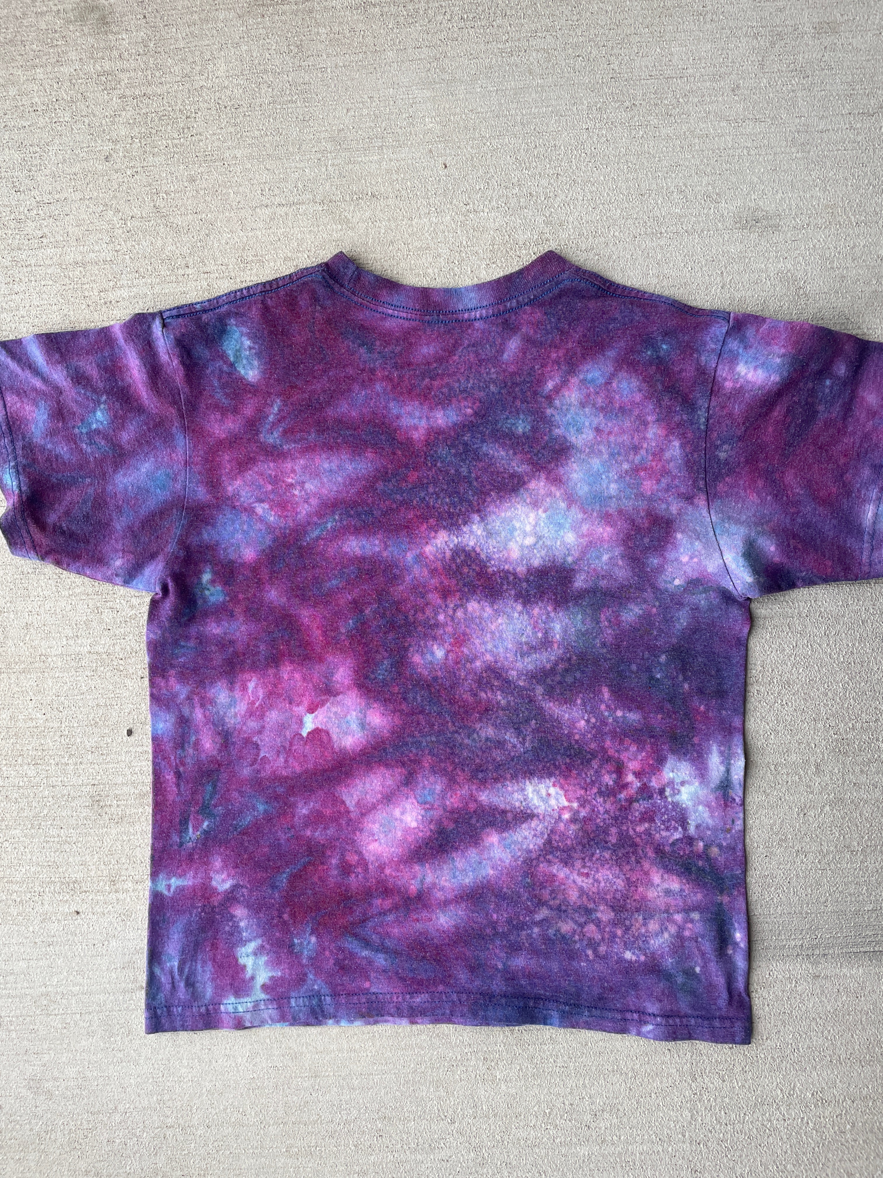 Medium Boys Youth BB8 Handmade Galaxy Tie Dye T-Shirt | Kids Star Wars Reverse Galaxy Tie Dye Short Sleeve