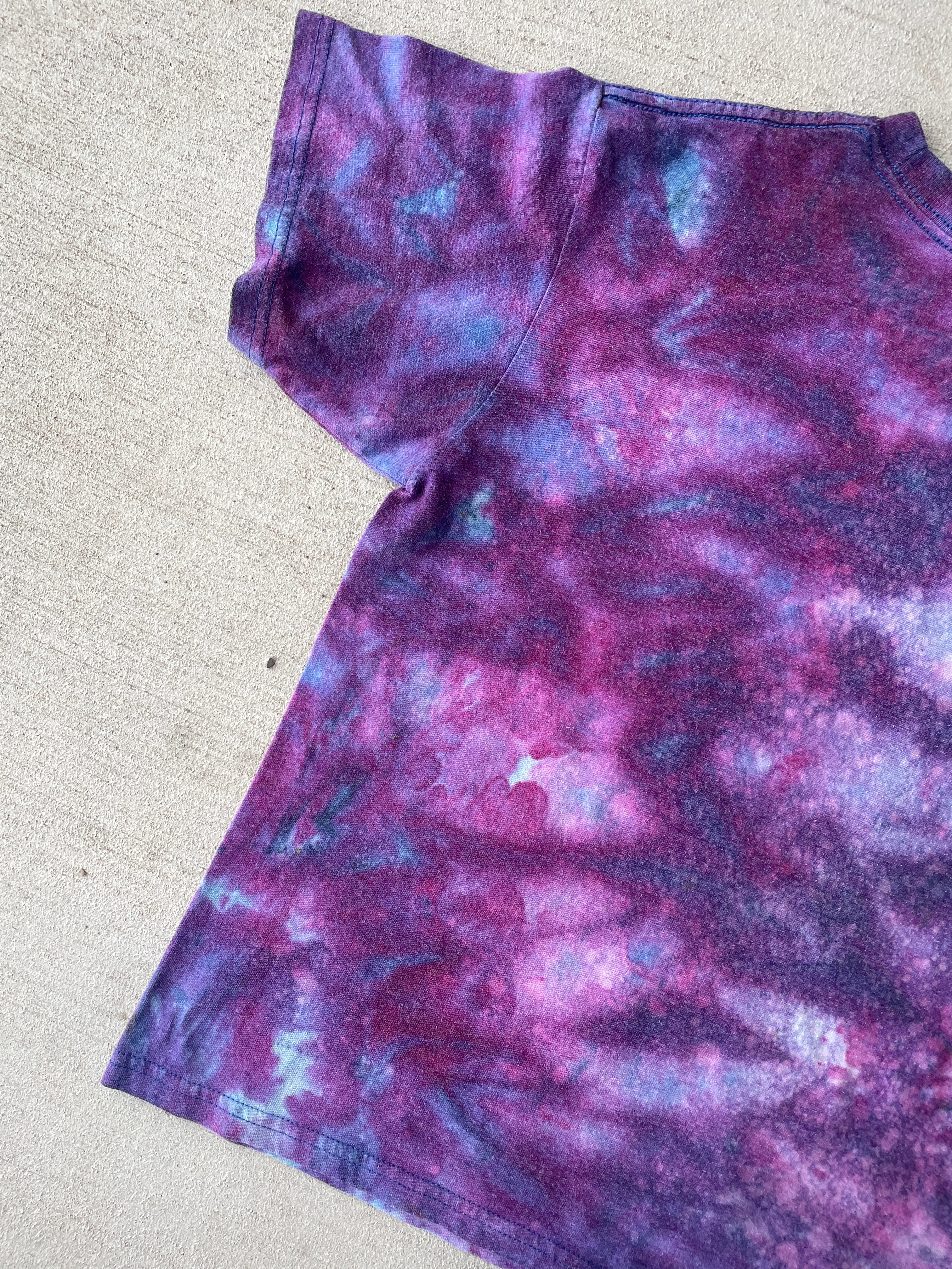Medium Boys Youth BB8 Handmade Galaxy Tie Dye T-Shirt | Kids Star Wars Reverse Galaxy Tie Dye Short Sleeve