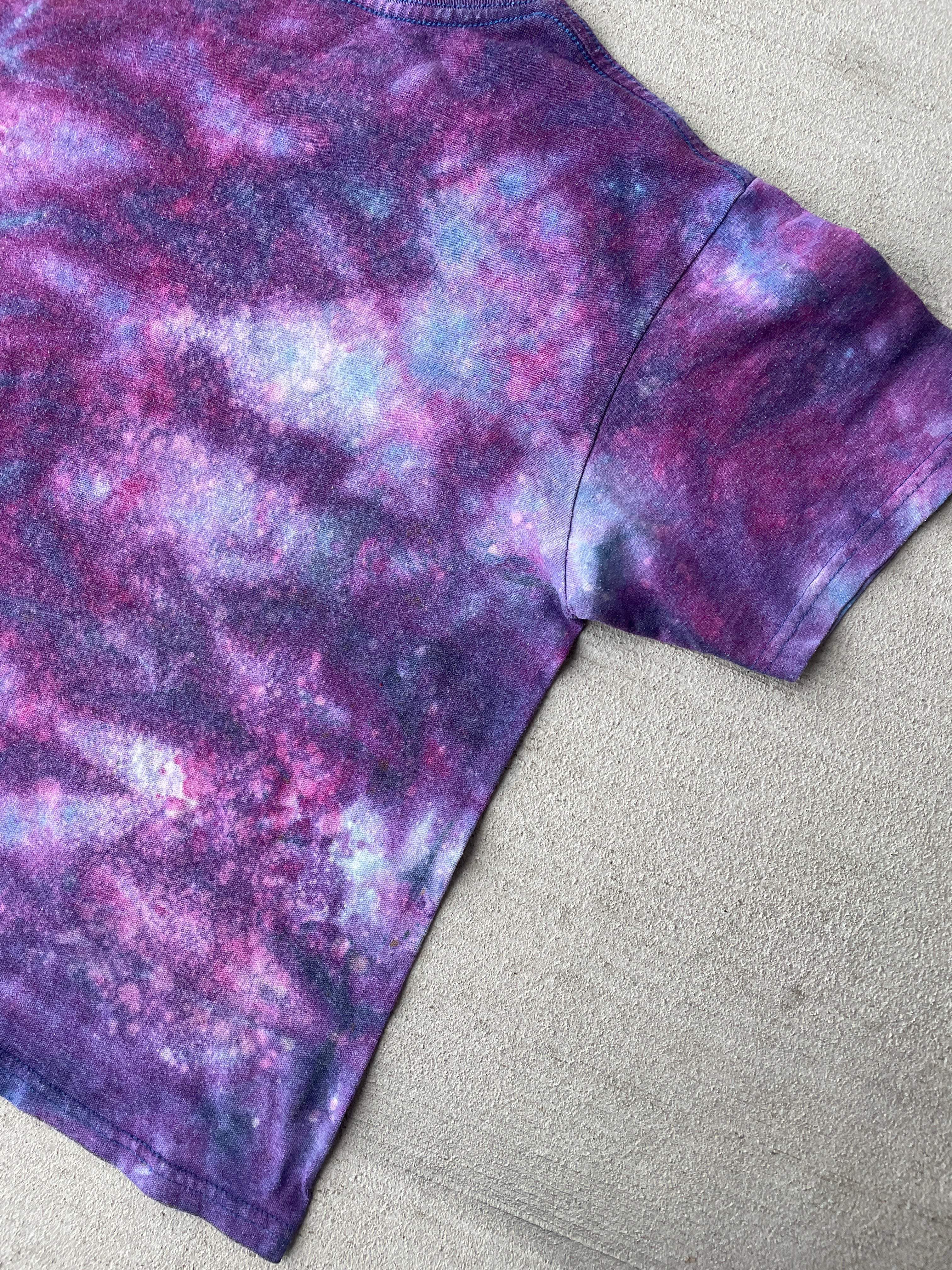 Medium Boys Youth BB8 Handmade Galaxy Tie Dye T-Shirt | Kids Star Wars Reverse Galaxy Tie Dye Short Sleeve