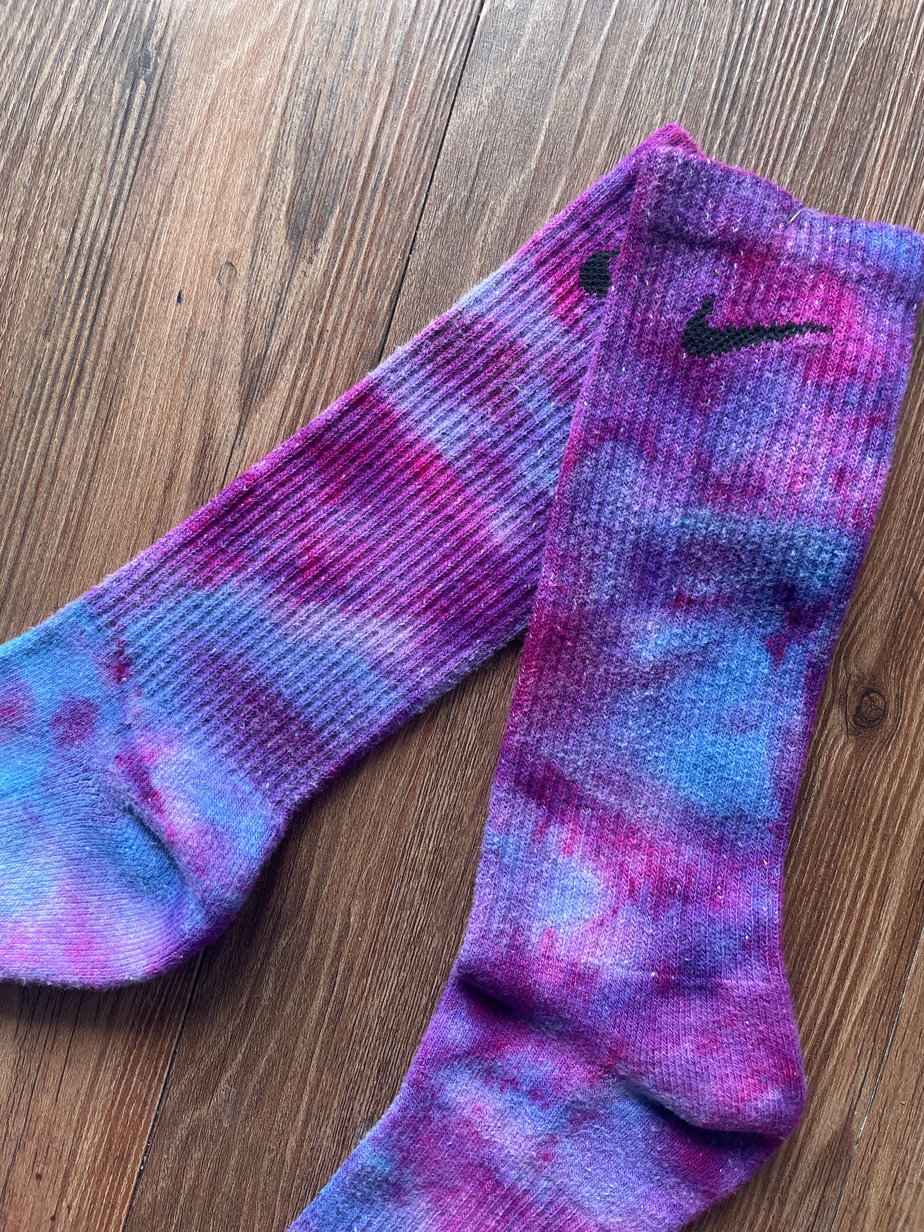 Galaxy Dye Nike Dri-FIT Everyday Plus Training Socks - Size Large (Men's 8-12/Women's 10+)
